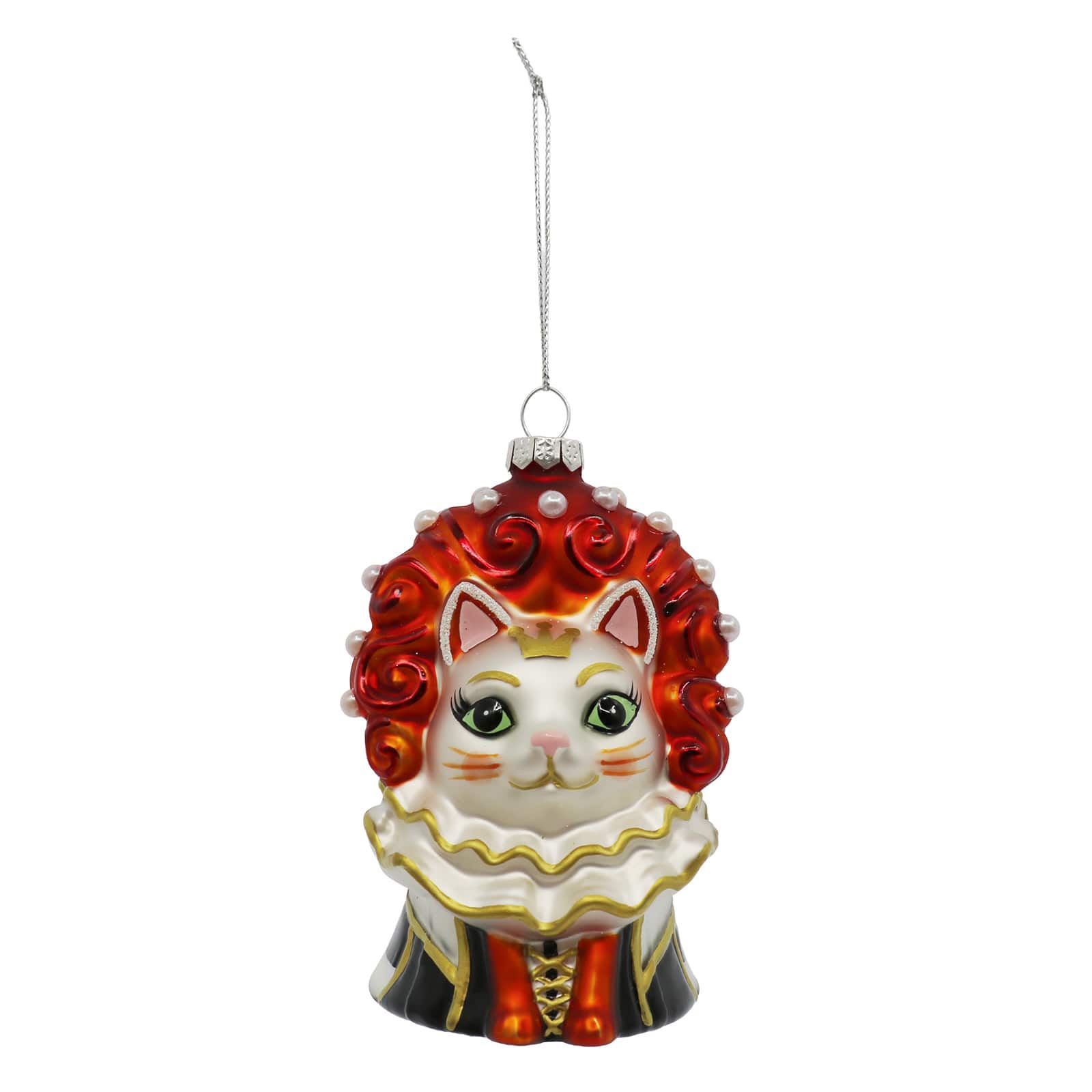 4" Royal Cat Glass Ornament by Ashland®