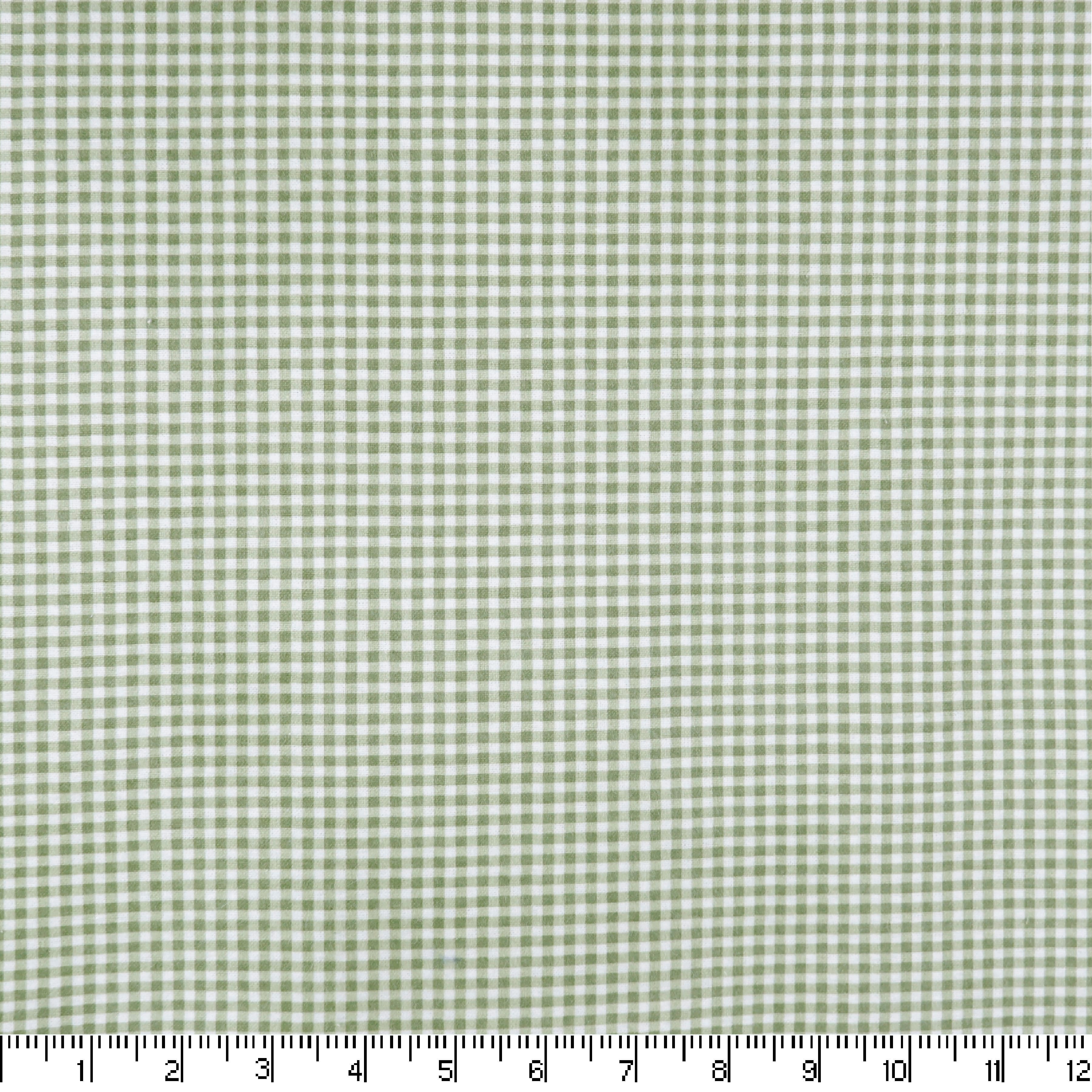 Green Plaid Super Snuggle Craft Flannel Fabric