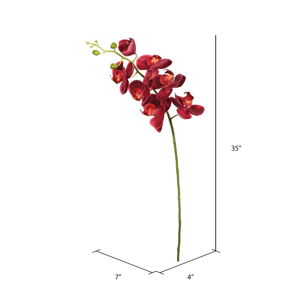 Magenta Real Touch Orchid Stem