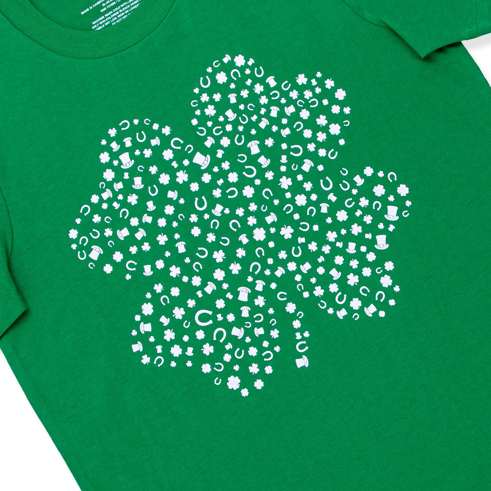 Clover Pattern Adult T-Shirt by Celebrate It