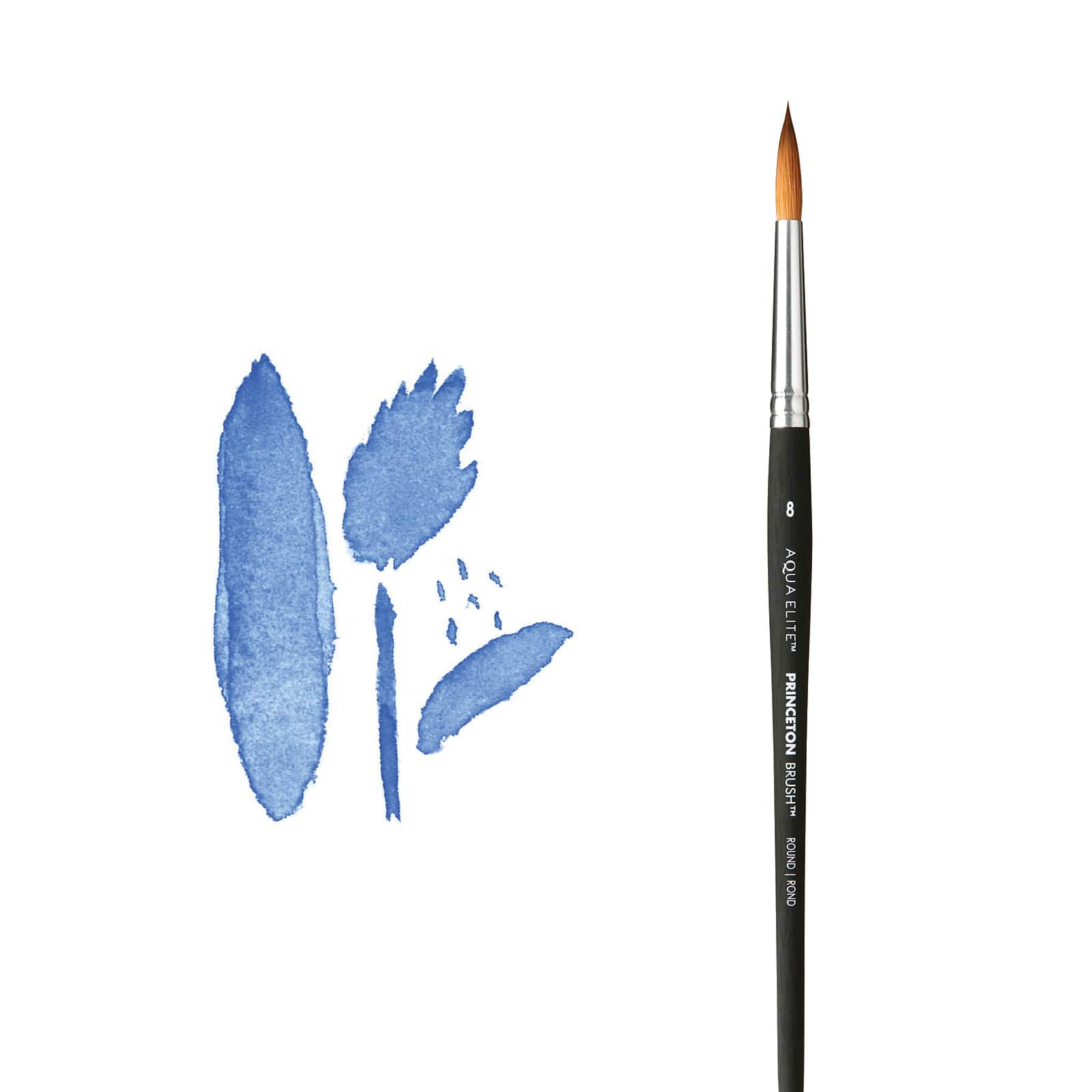 12 Pack: Princeton™ Aqua Elite™ Short Handle Round Brush