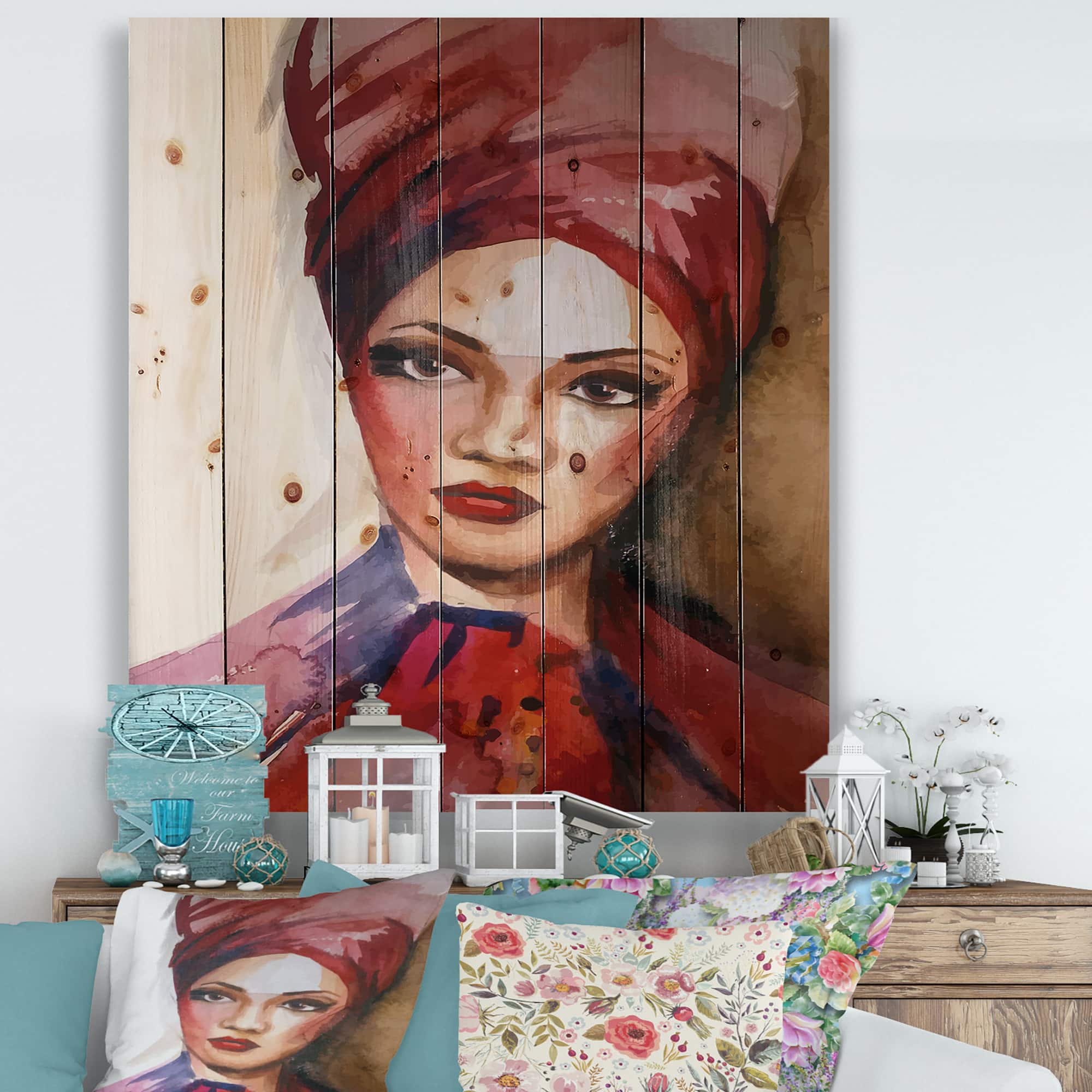 Designart - Portrait of Young Afro American Woman I