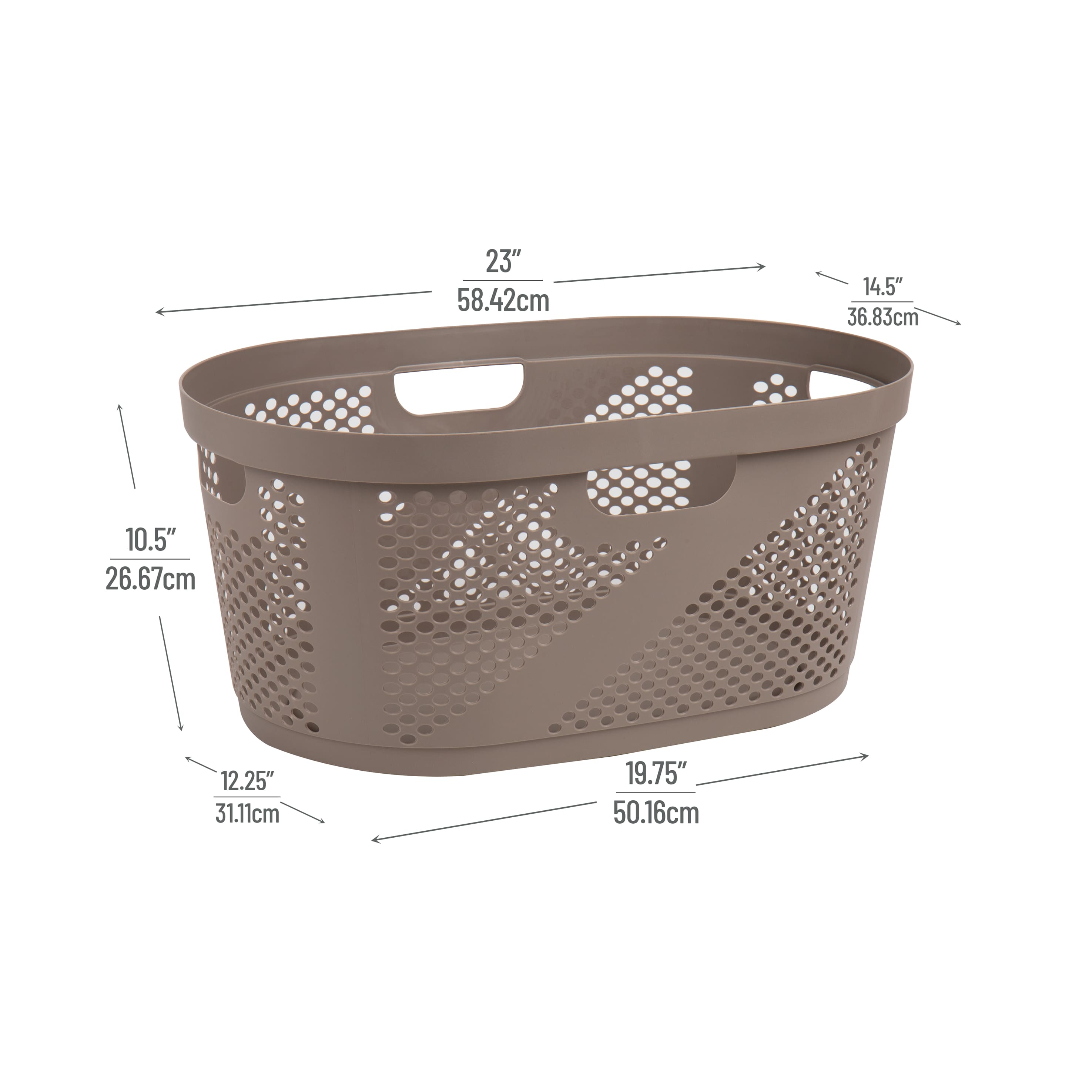 Mind Reader 40L Laundry Basket
