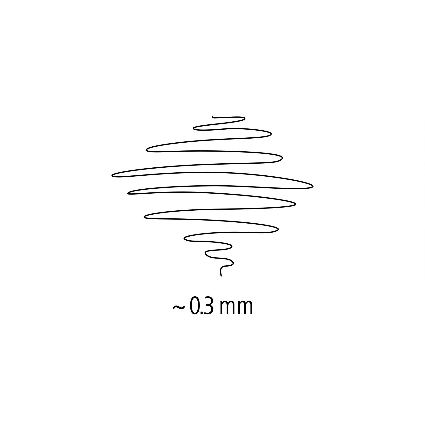 STAEDTLER® Triplus® 0.3mm Black Superfine Fineliner Pens, 6ct.