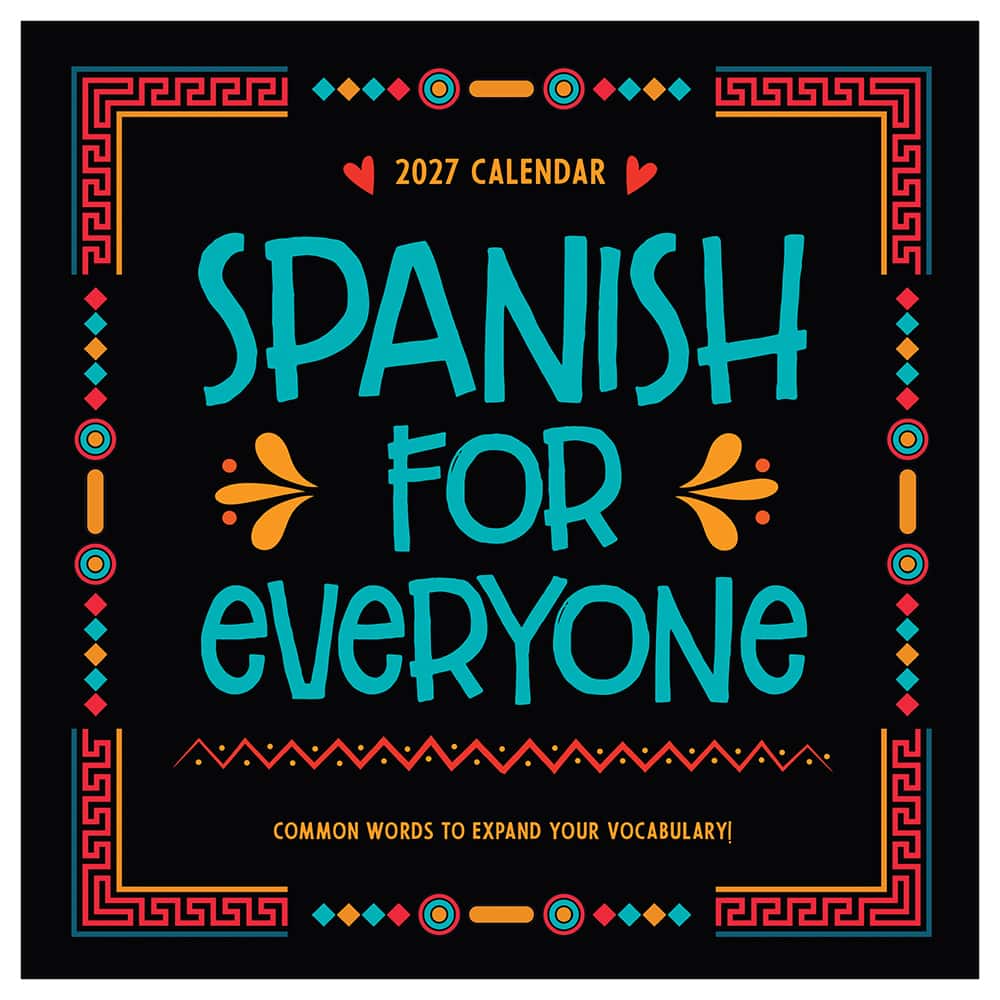 2027 Spanish Words for Everyone Wall Calendar