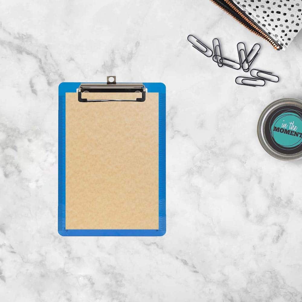 JAM Paper Mini Plastic Memo Clipboards