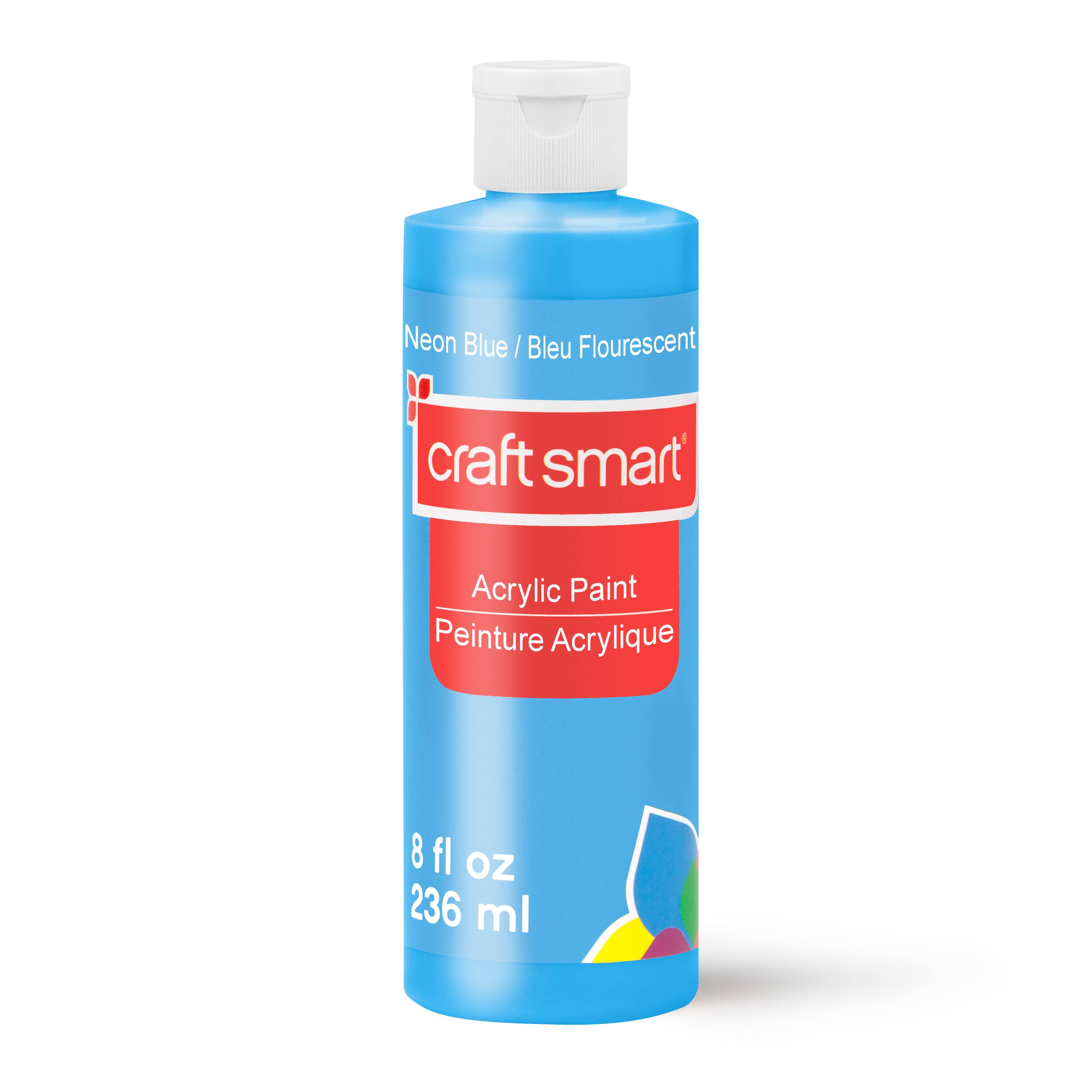 8 Pack: 8oz. Neon Acrylic Paint by Craft Smart