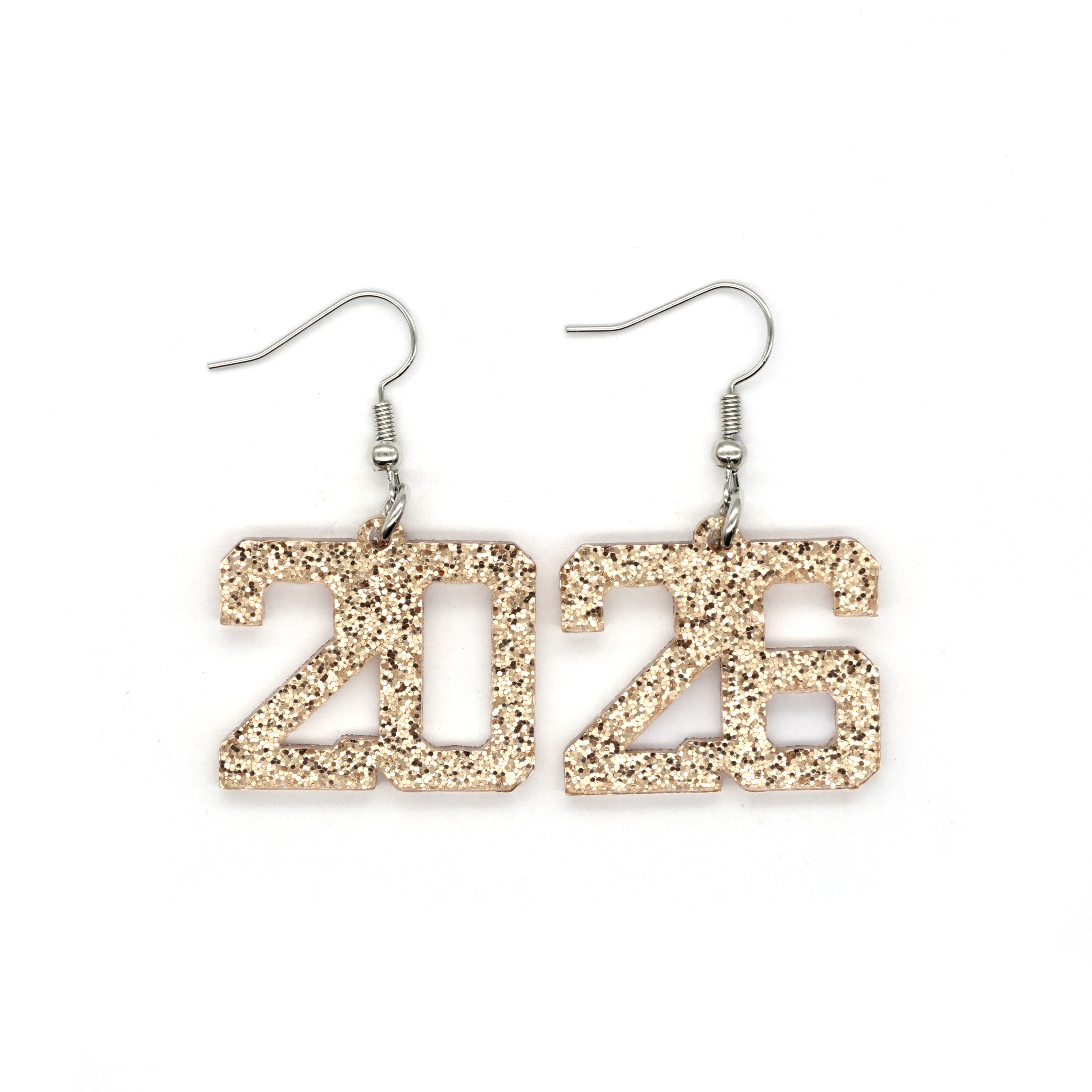 2026 Gold Glitter Earrings by Celebrate It™