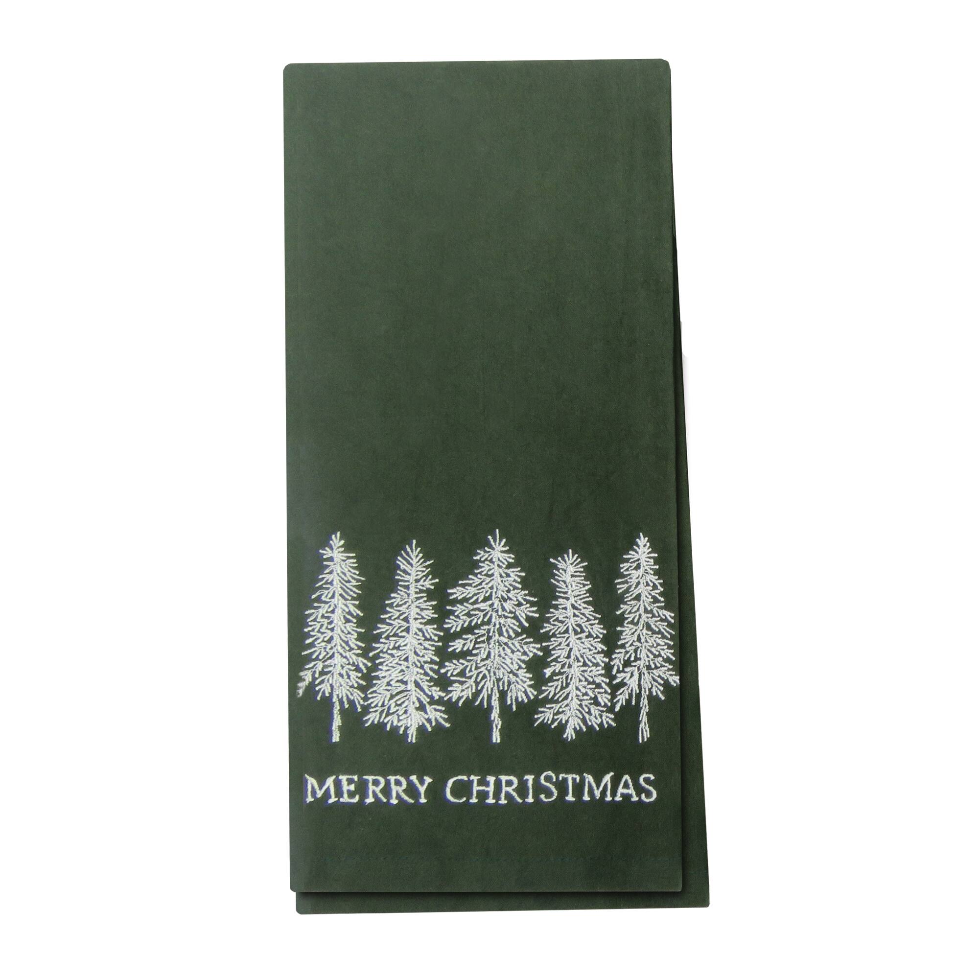 Melrose Plaid & Merry Christmas Tea Towels Set