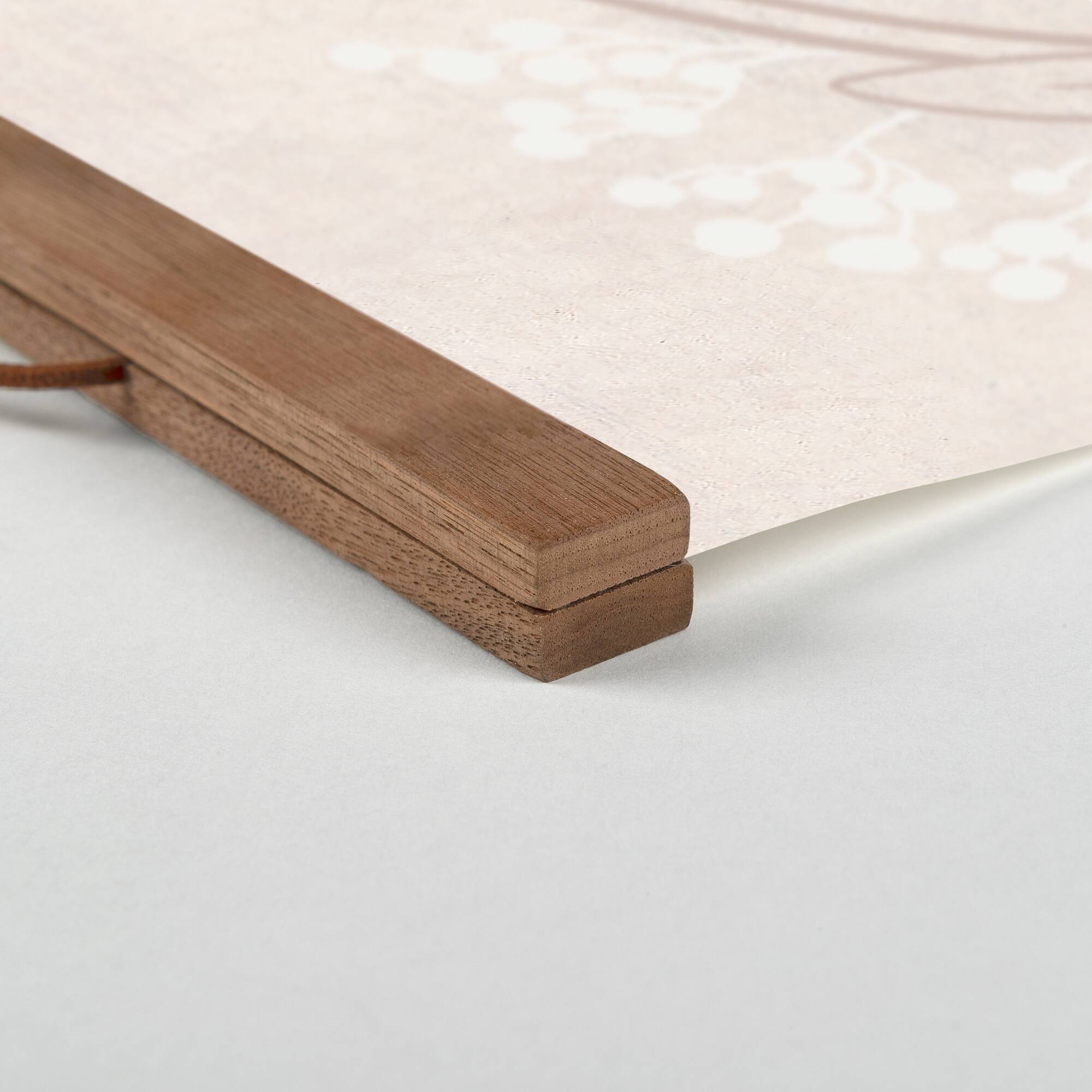 Everlasting Love Teak Hanging Canvas