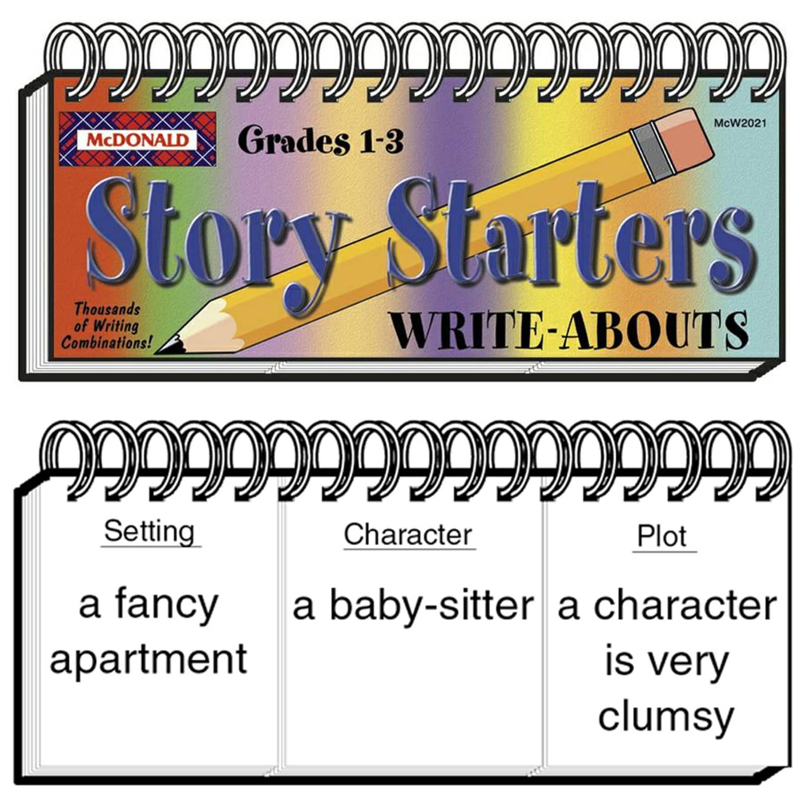 McDonald Publishing® Write-Abouts Story Starters, 2ct.