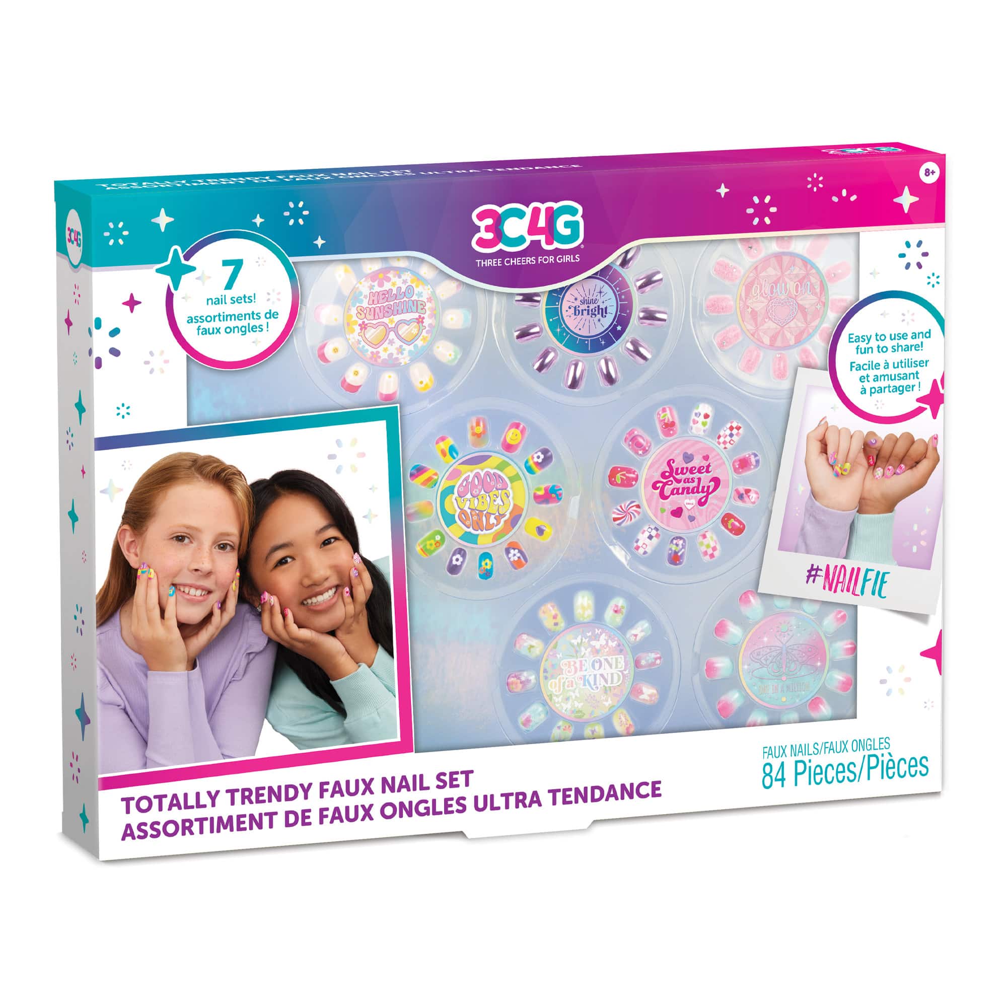 Make It Real™ 3C4G Totally Trendy Faux Nail Set