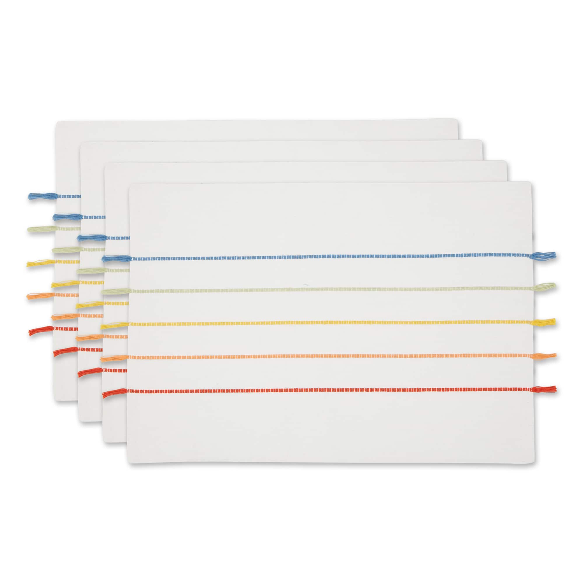 DII® Stripe Tassel Placemats