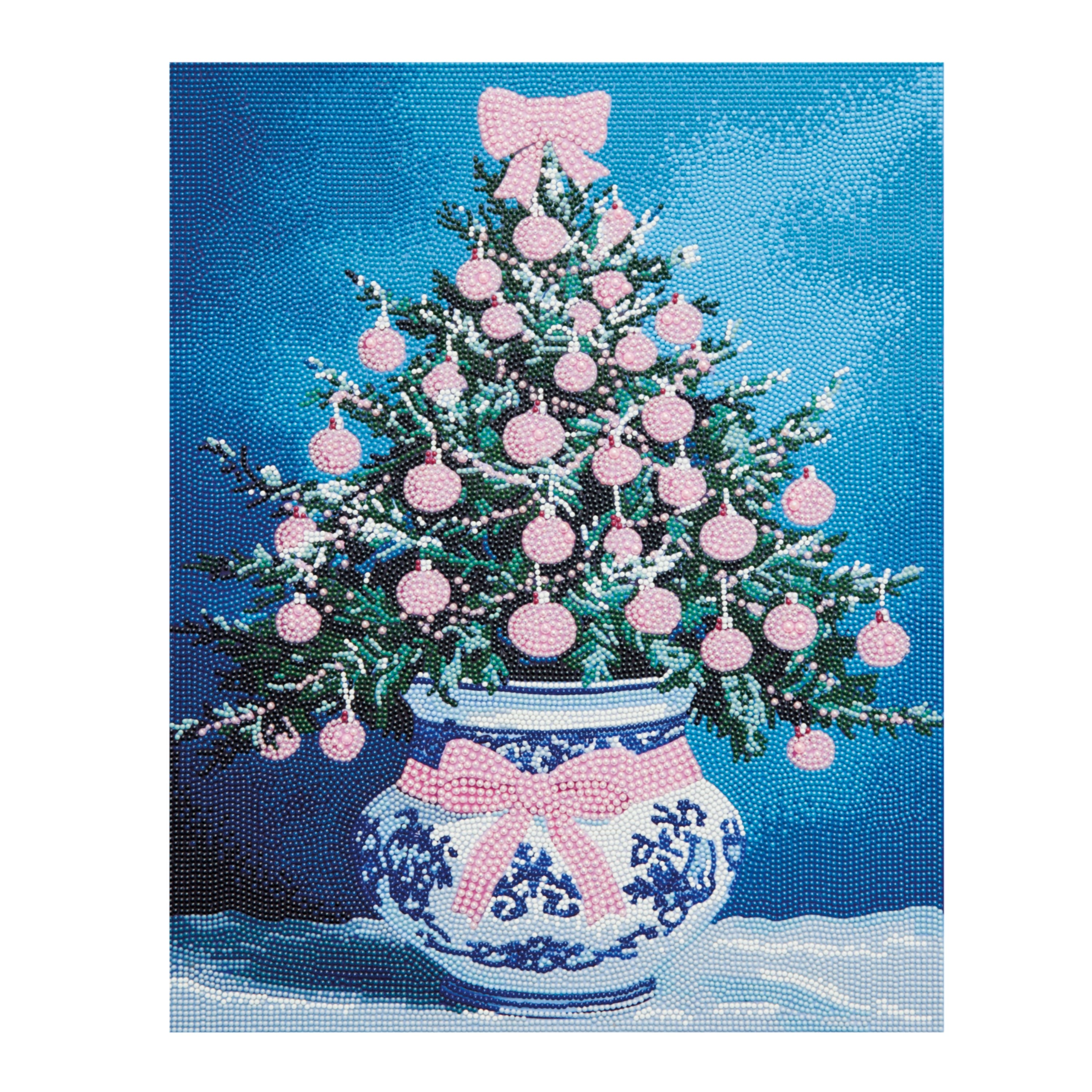 16" x 20" Pink Tree Diamond Art Kit by Make Market®