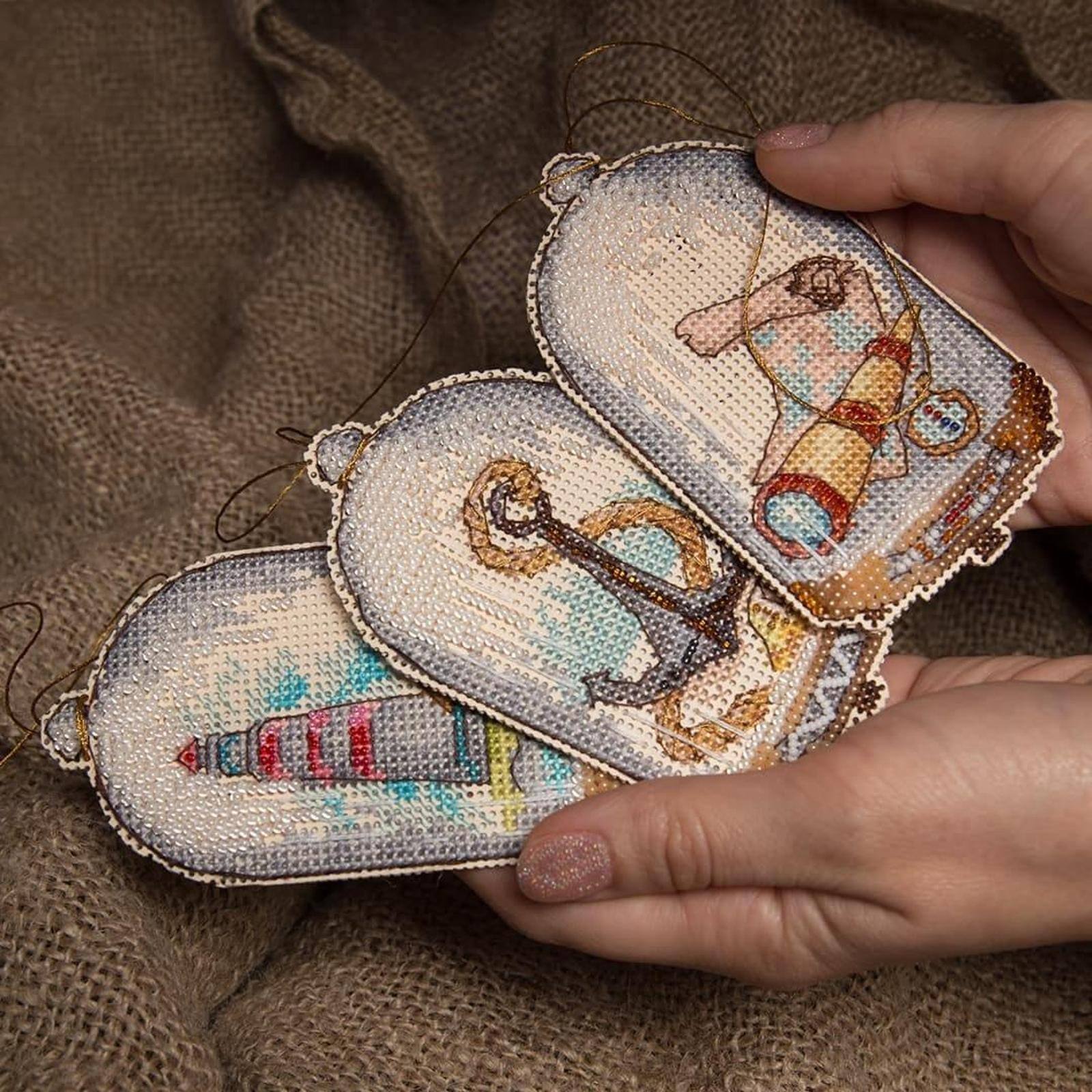 Crystal Art Plastic Canvas Counted Cross Stitch Kit In Search Of Treasures