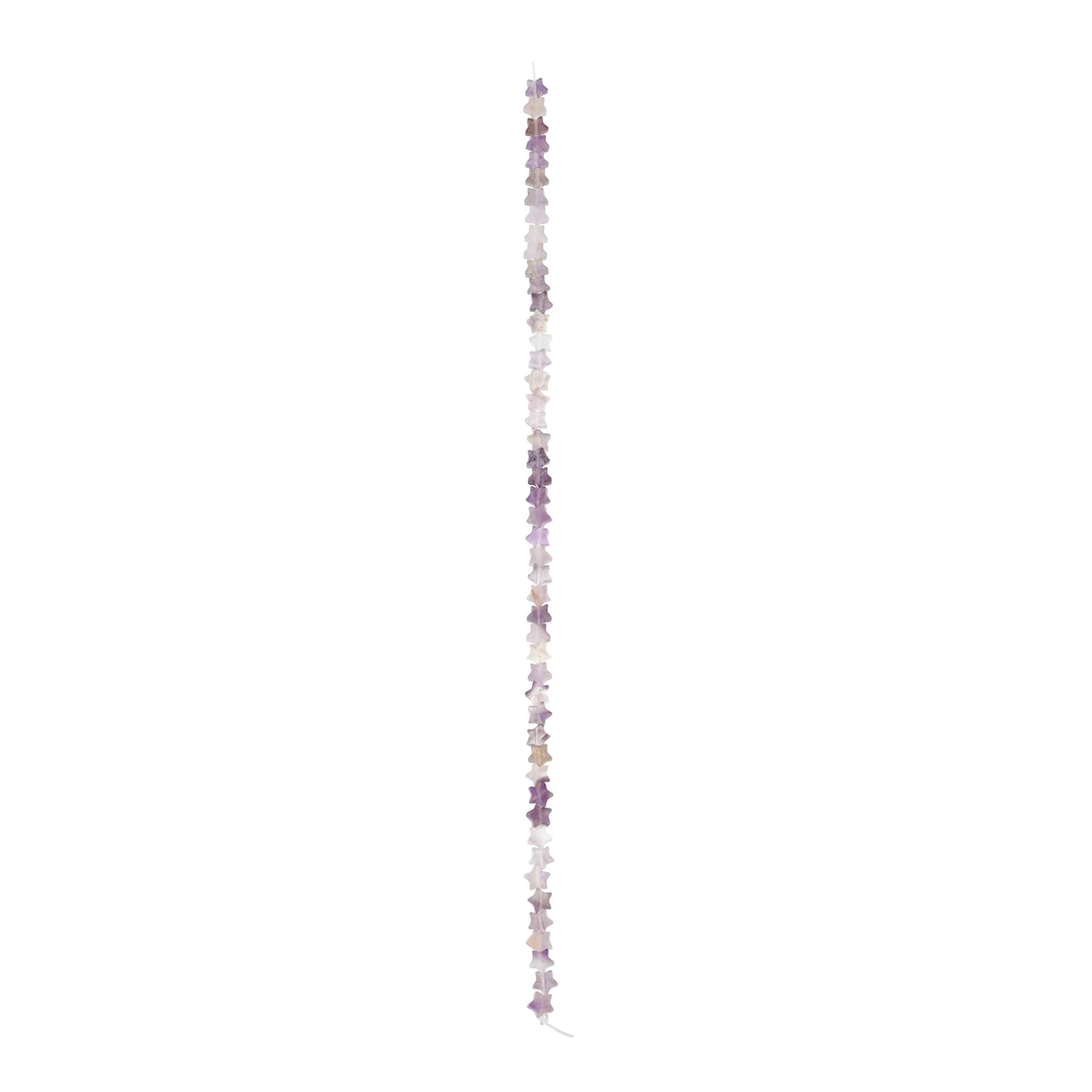 Perles en forme d’étoile en améthyste de 4 mm de Bead Landing