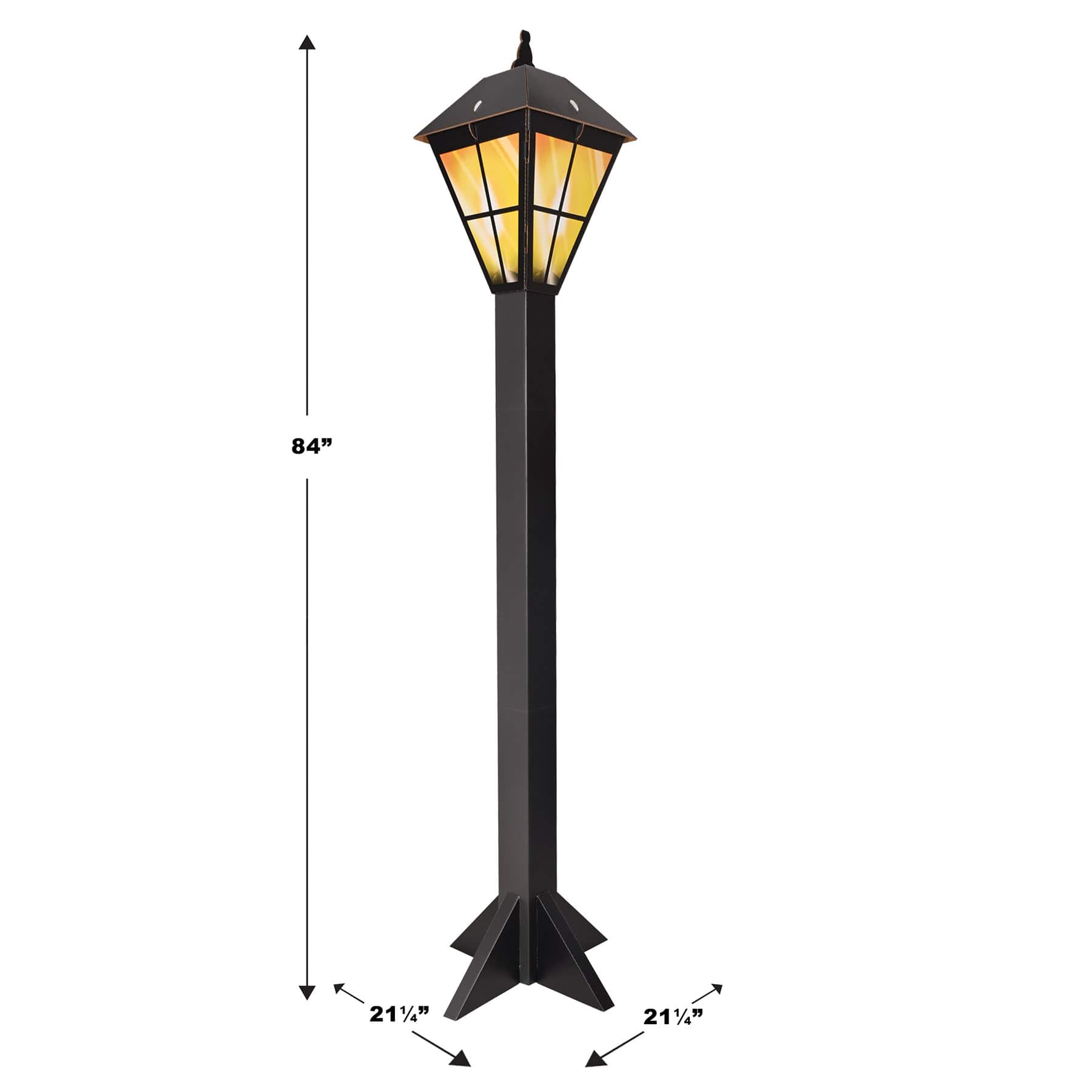 Beistle 7ft. Black 3D Lamppost Prop