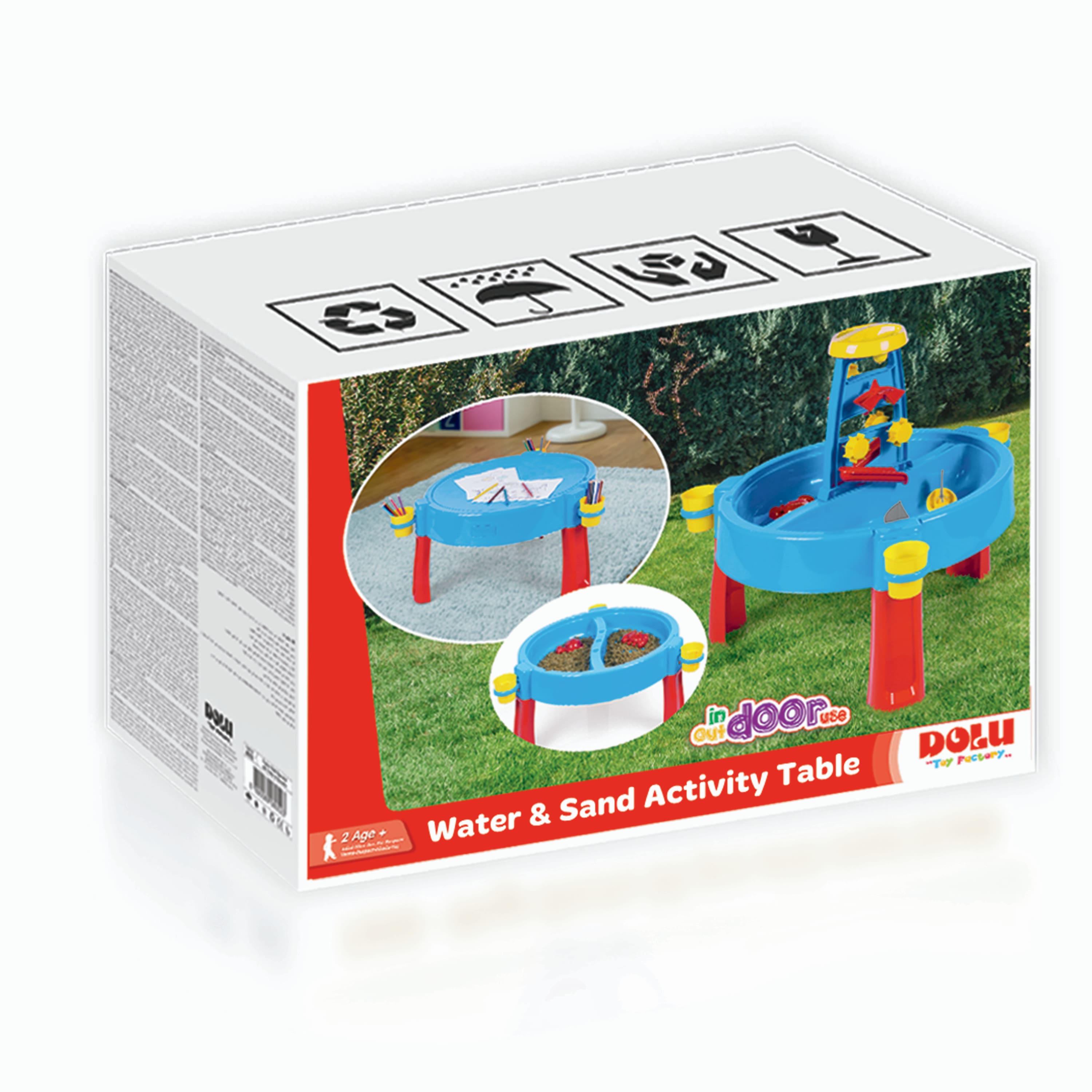 Dolu Toys 3-In-1 Ultimate Sand & Water Activity Table