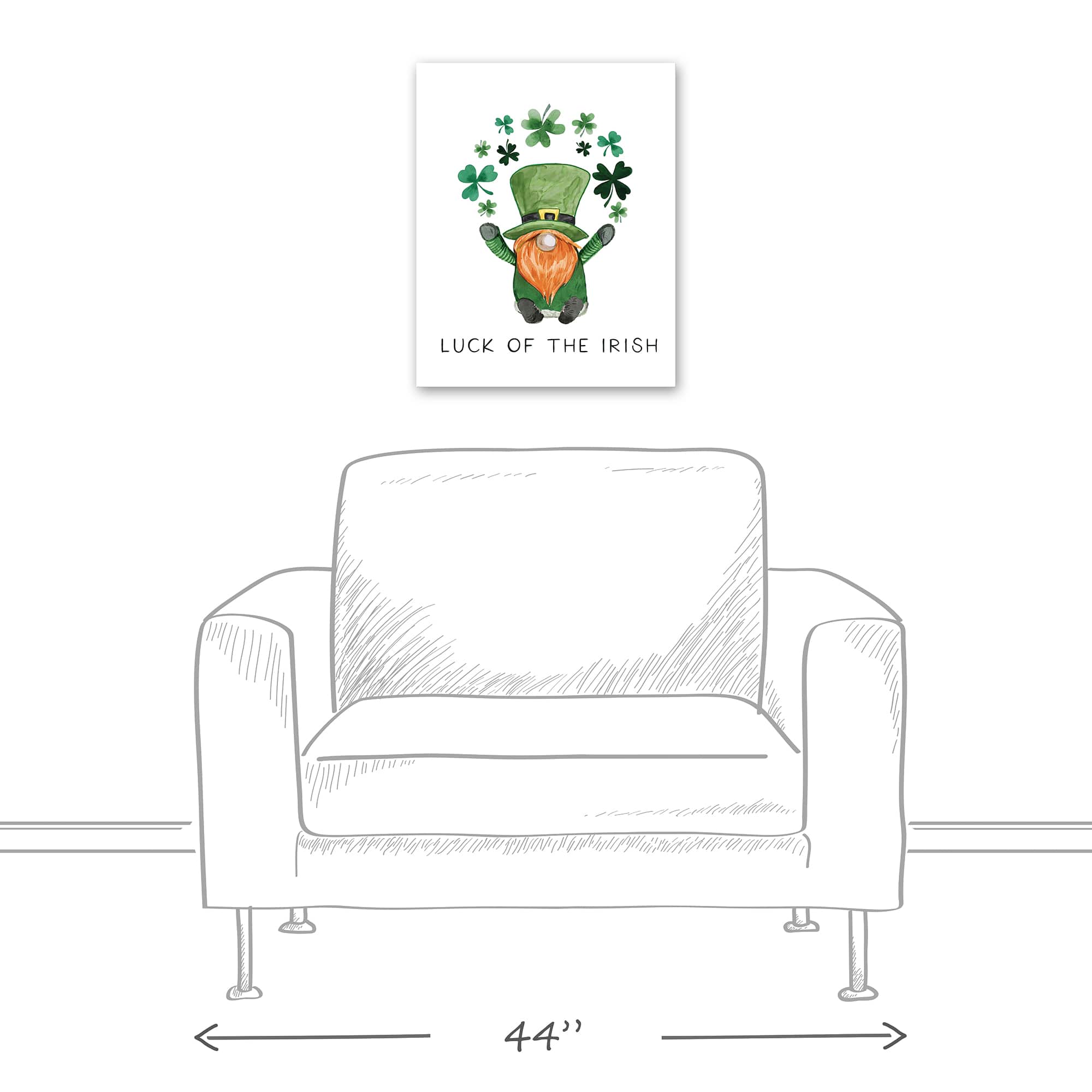 So Very Lucky Canvas 16" x 20" Canvas Wall Art