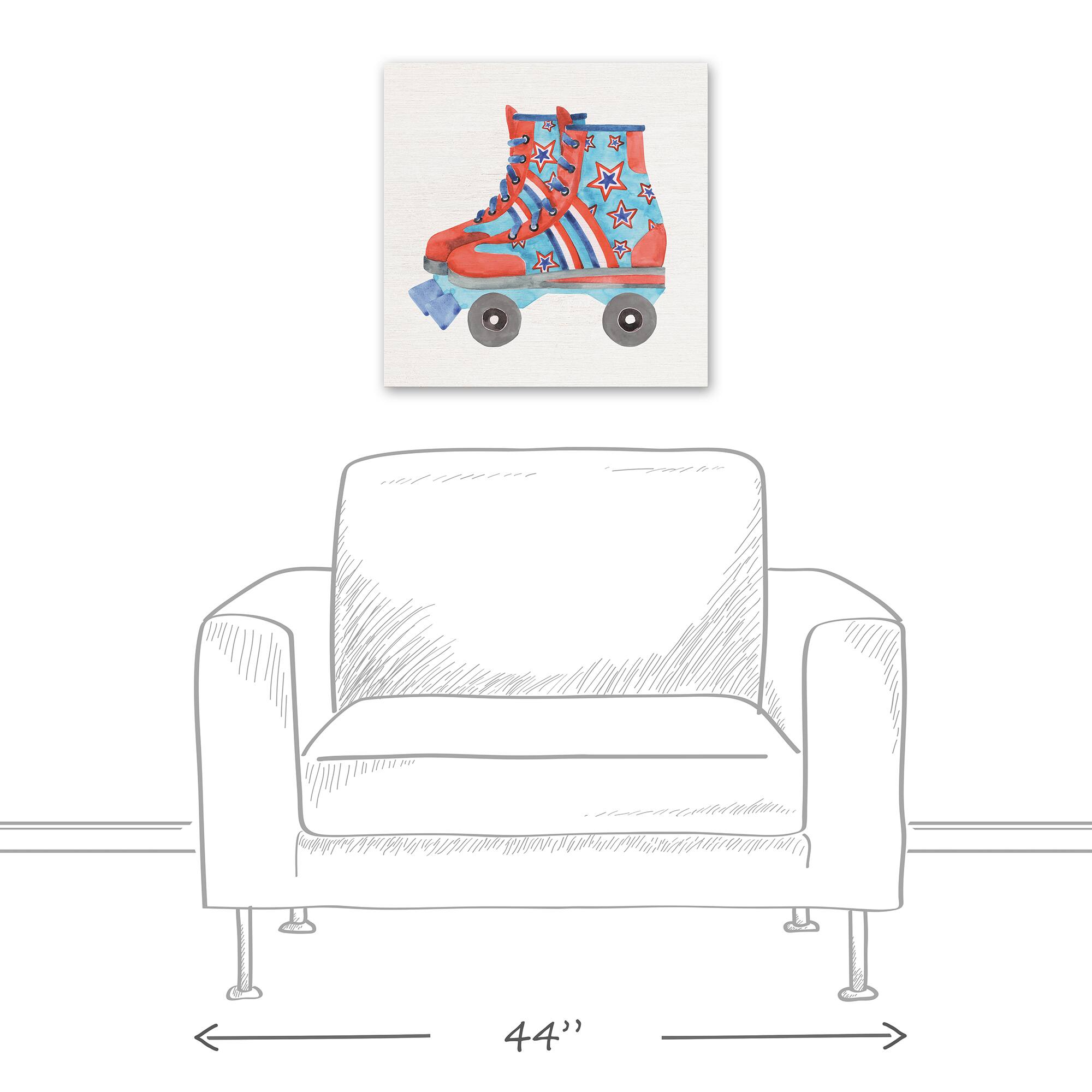 Superstar Rollerskate Canvas Wall Art