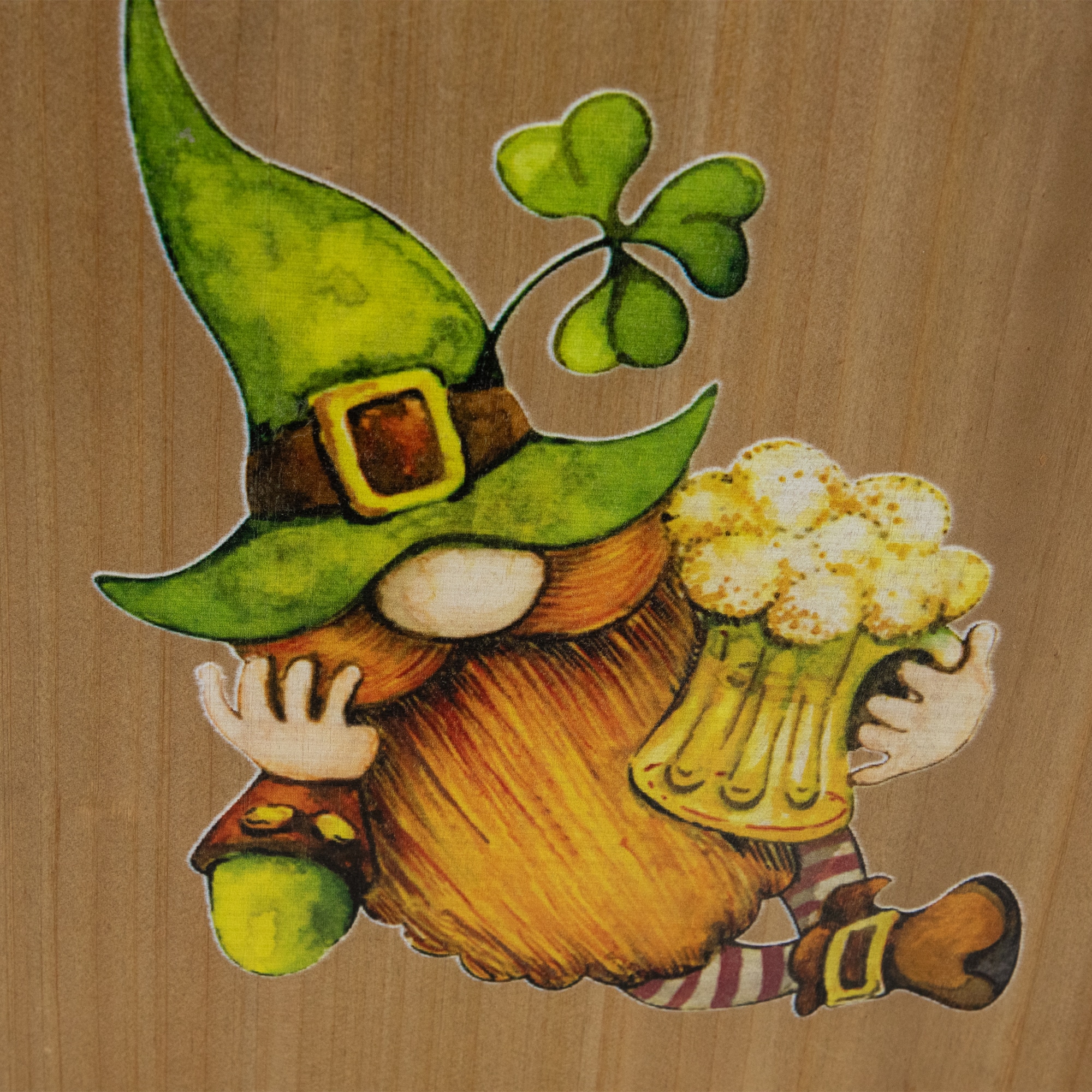Lucky to be Blessed Wooden Wall Sign