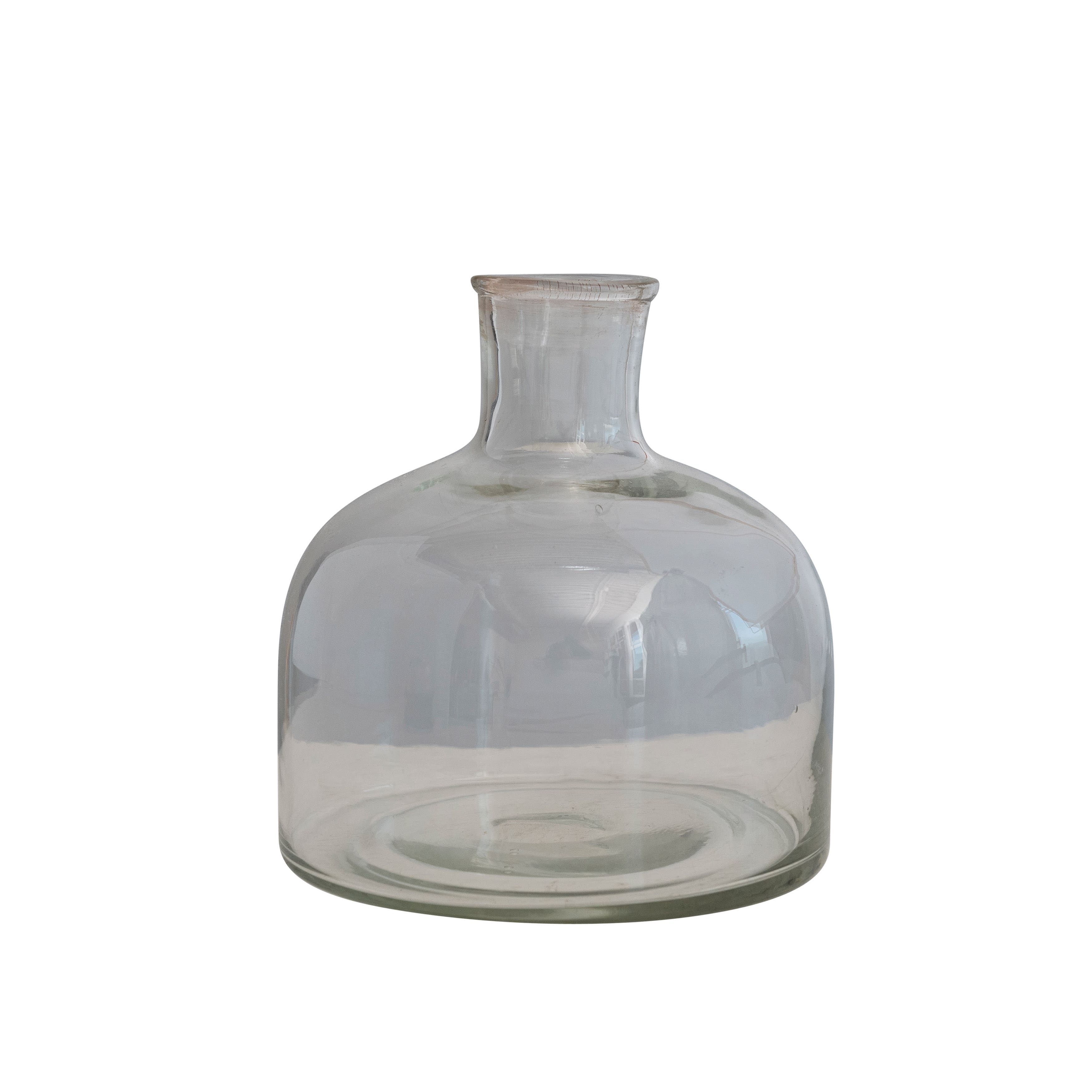 Hello Honey® 7.5" Clear Blown Glass Vase