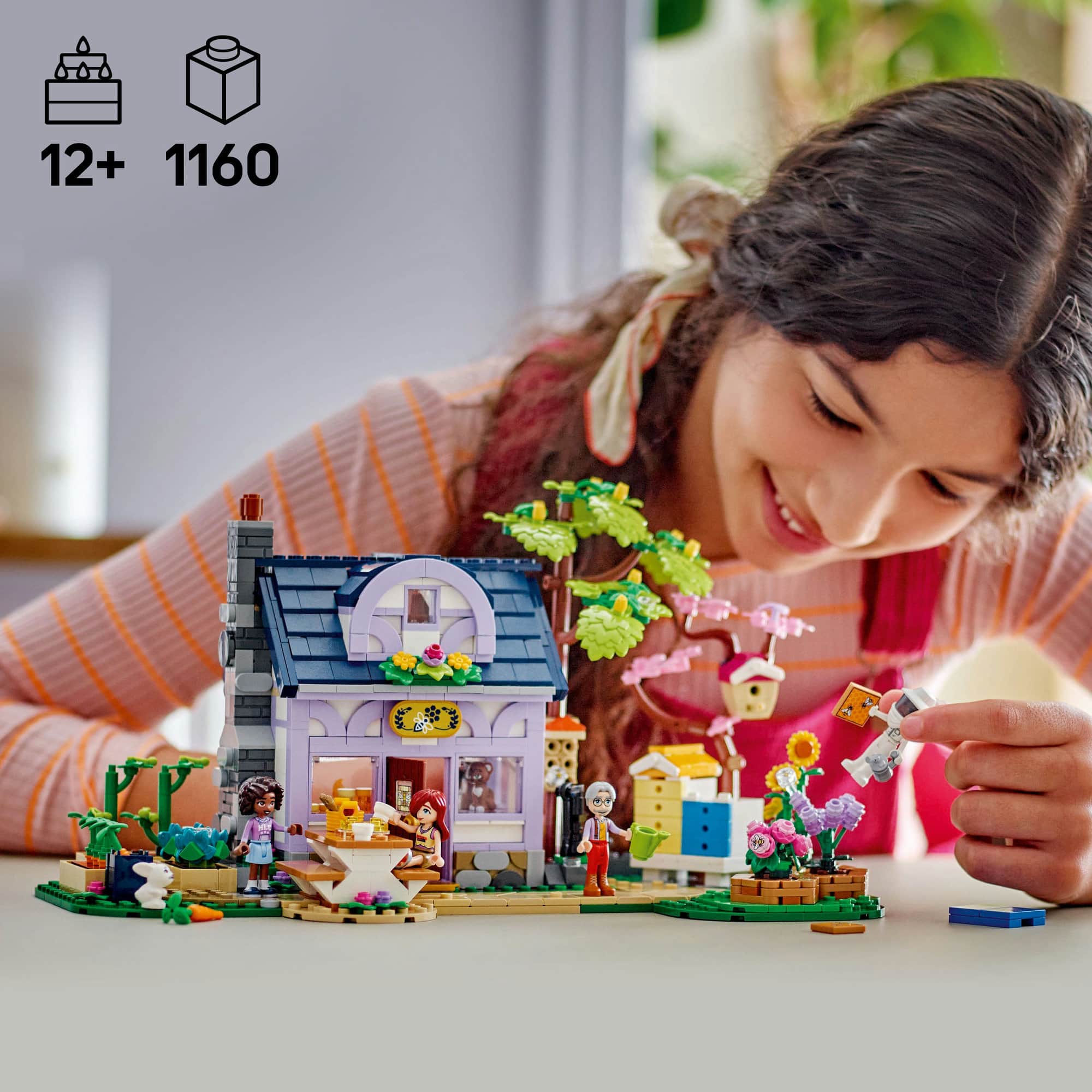 LEGO® Friends Beekeepers’ House and Flower Garden Building Kit 42669