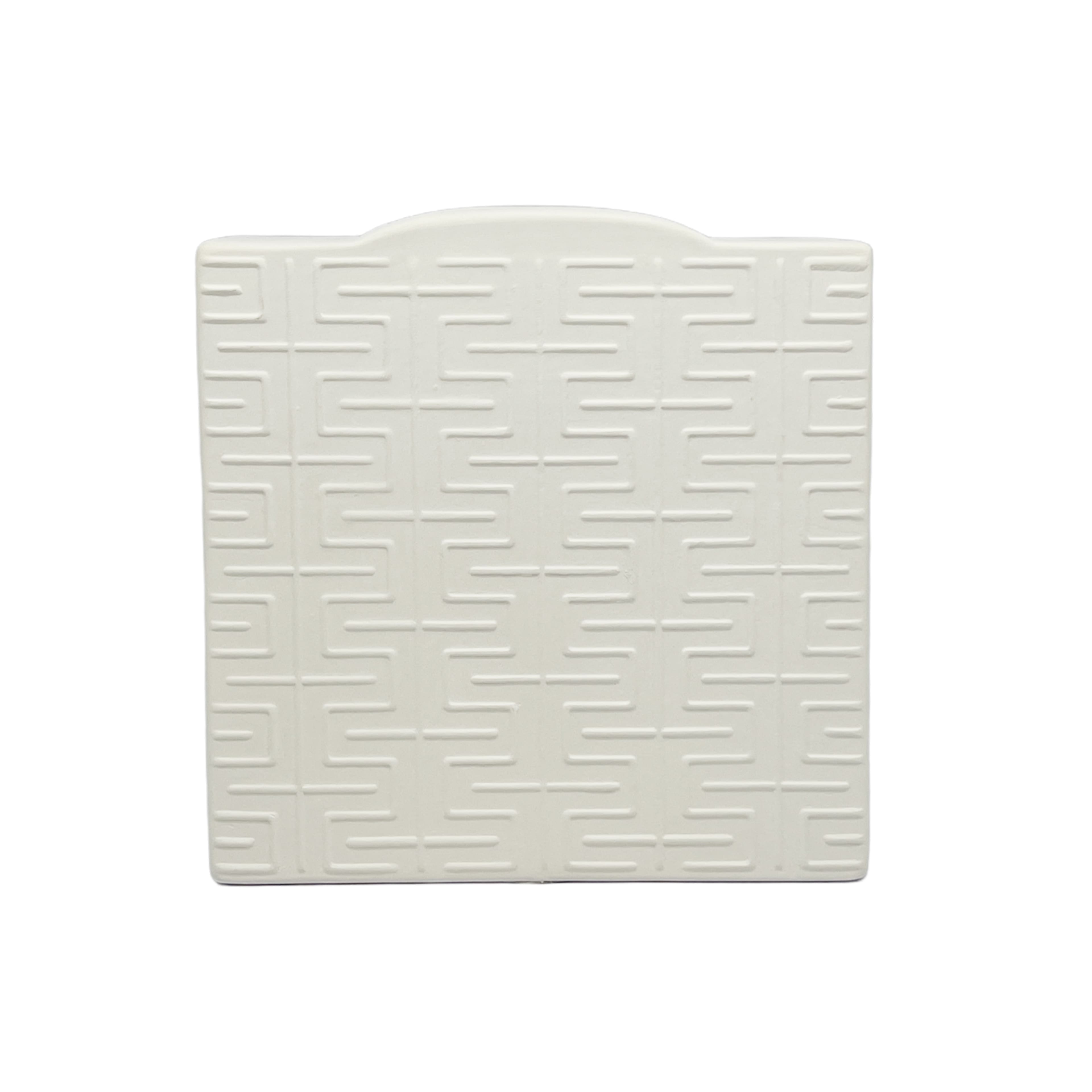 Jonathan Adler x Michaels 6.75" Moroccan Lattice Key DIY Square Ceramic Vase