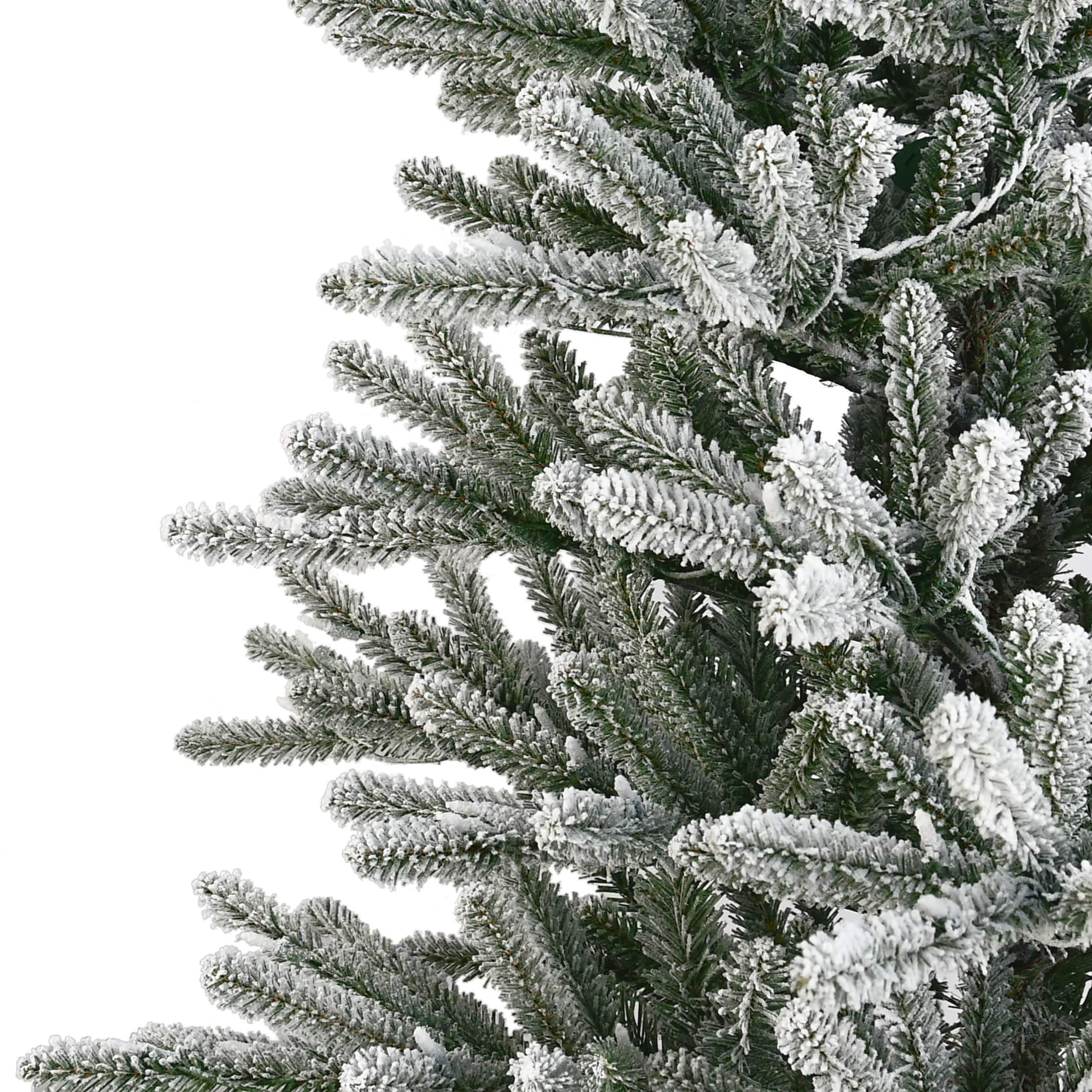 7.5ft. Pre-Lit Mountain View Spruce Artificial Christmas Tree, Clear LED Lights