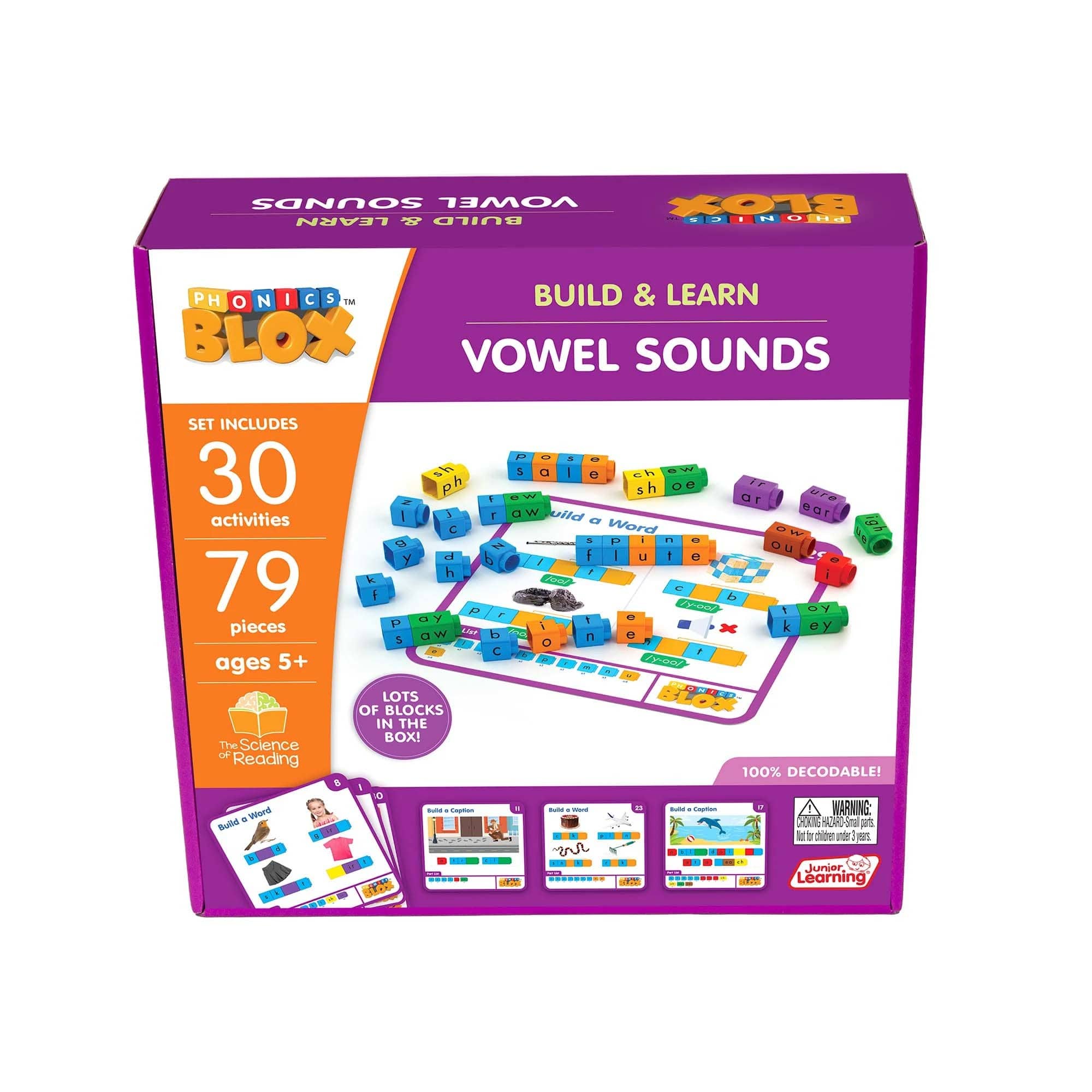 Junior Learning® Vowel Sounds Phase 5 Rainbow Phonics Set