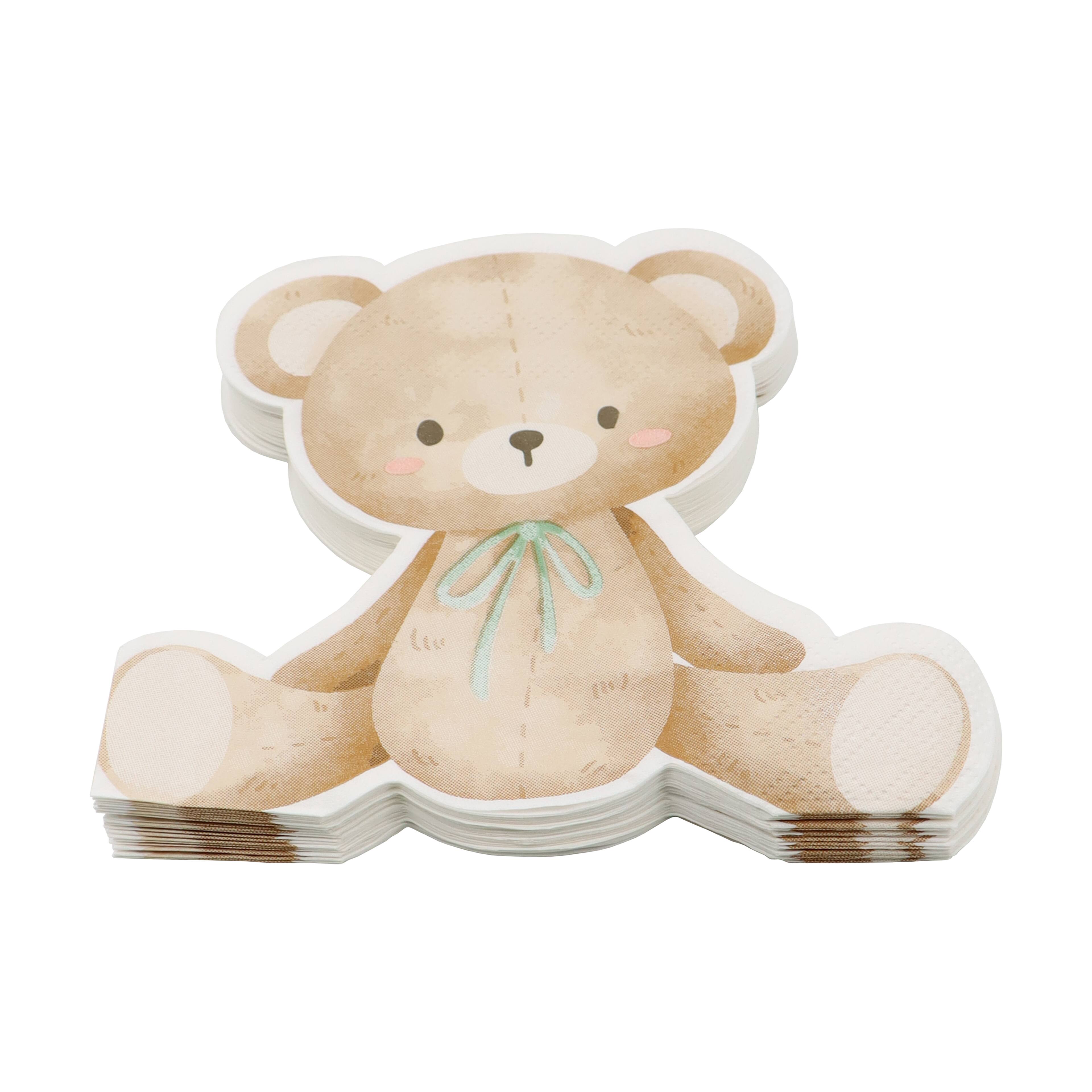 24 Packs: 20 ct. (480 total) Bear Shaped Beverage Napkins by Celebrate It™