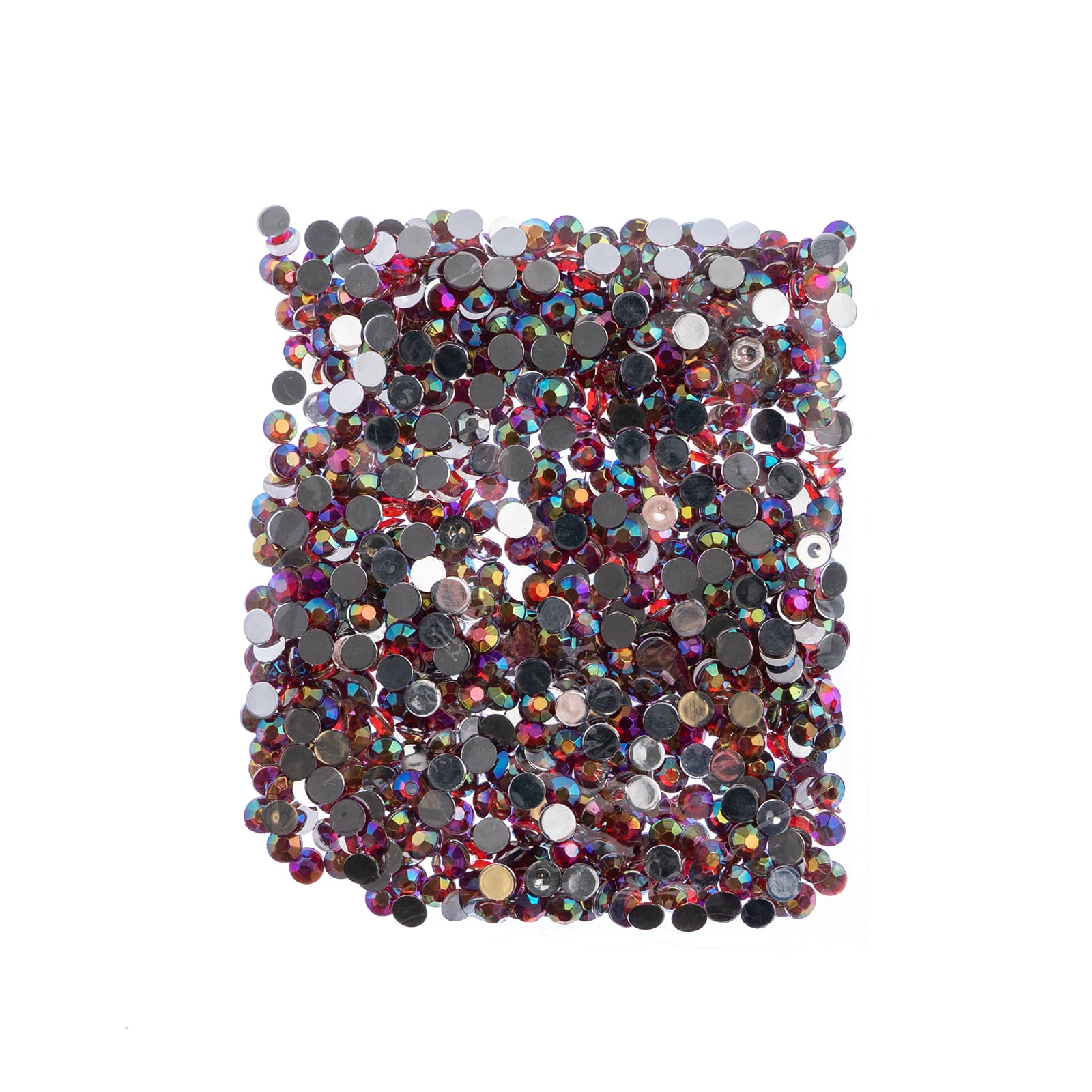 John Bead 6mm Acrylic Round Flat Back Rhinestones, 1,000ct.