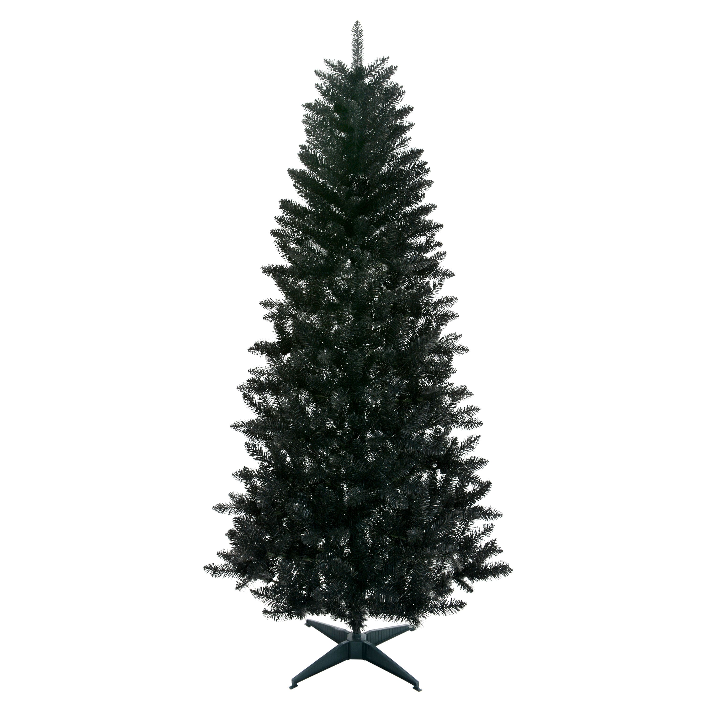 7ft. Unlit Black Carson Pine Artificial Christmas Tree