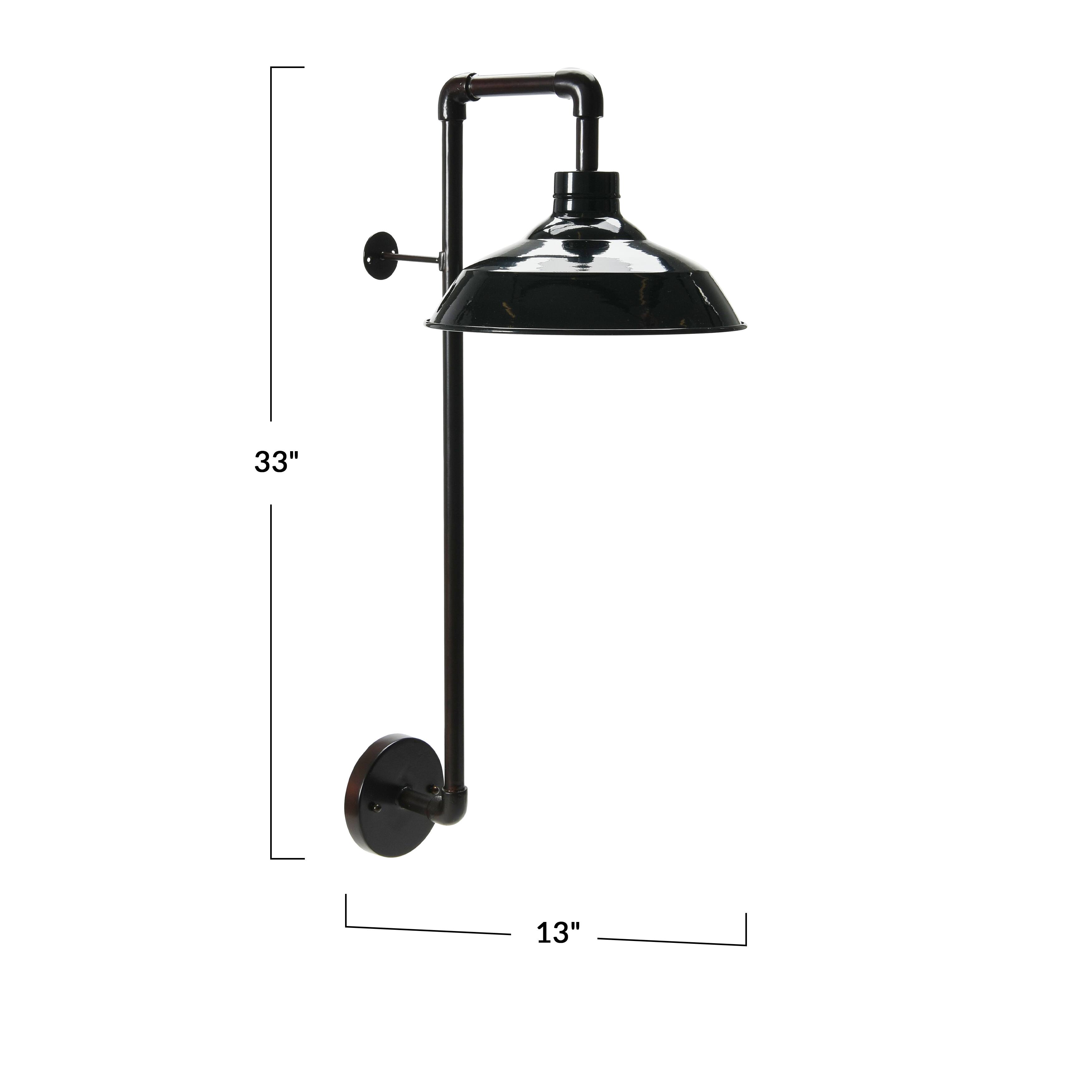 Hello Honey® Metal Wall Sconce with Round Shade