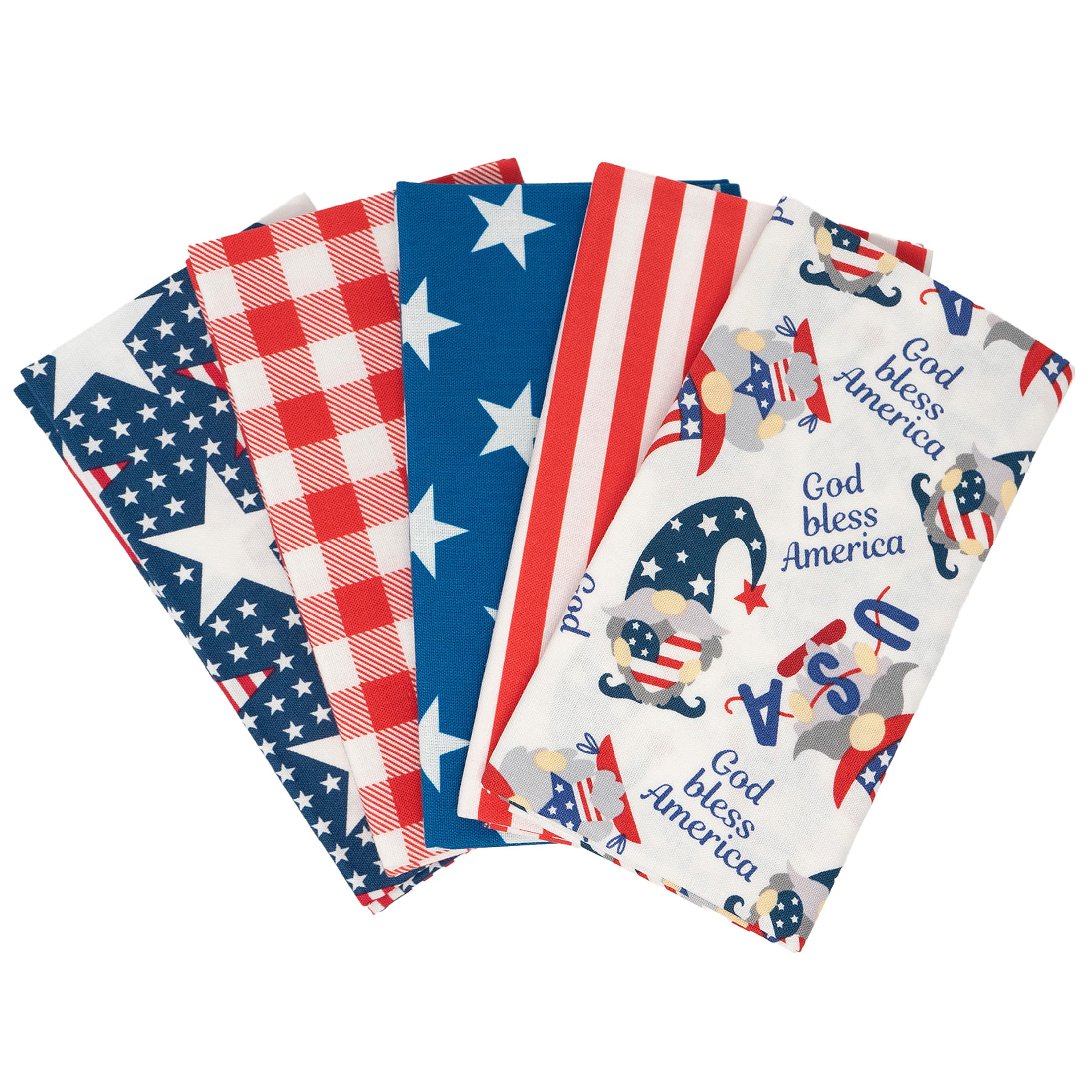 SINGER Stars & Gnomes Printed Cotton Fabric Bundle