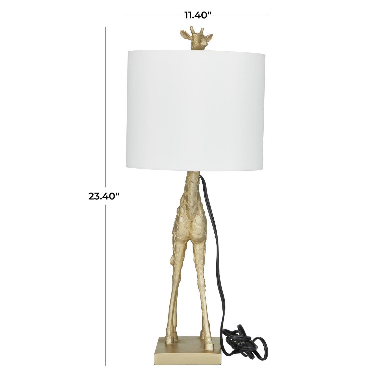 23" Gold Eclectic Accent Lamp