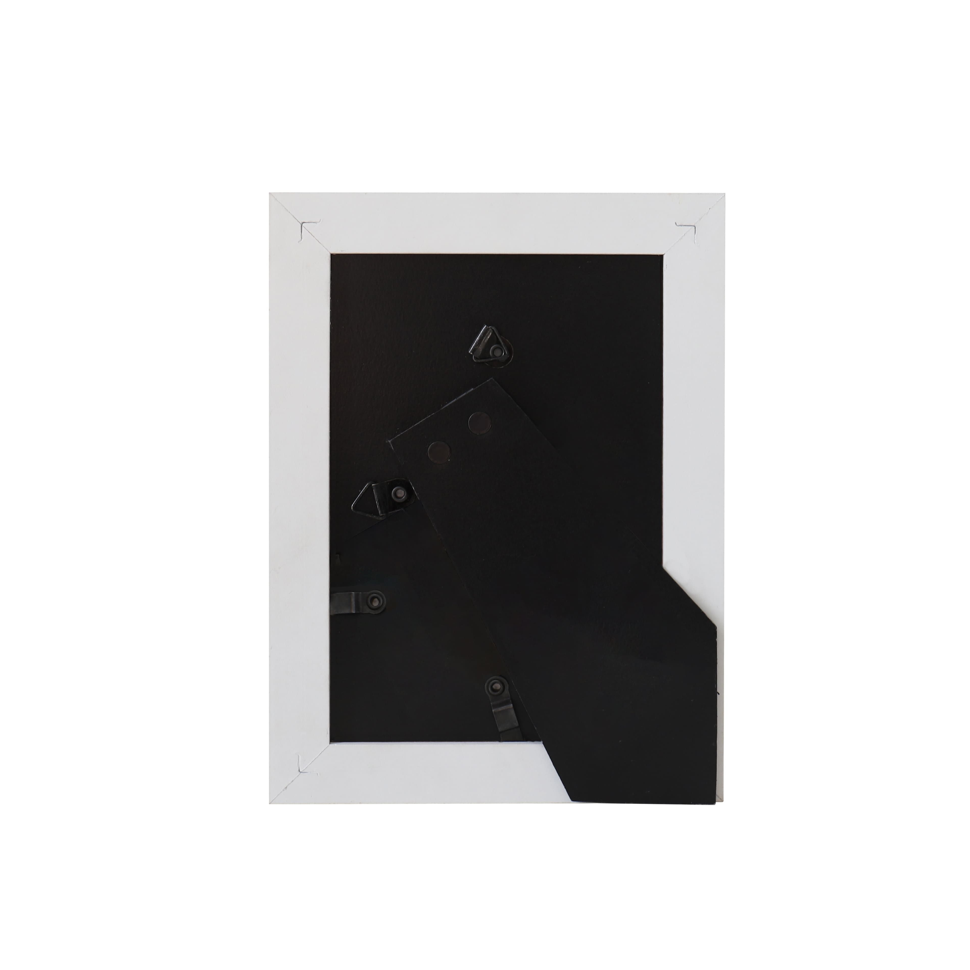 6 Pack: Basics™ 4" x 6" White & Natural Two-Tone Frame by Studio Décor®