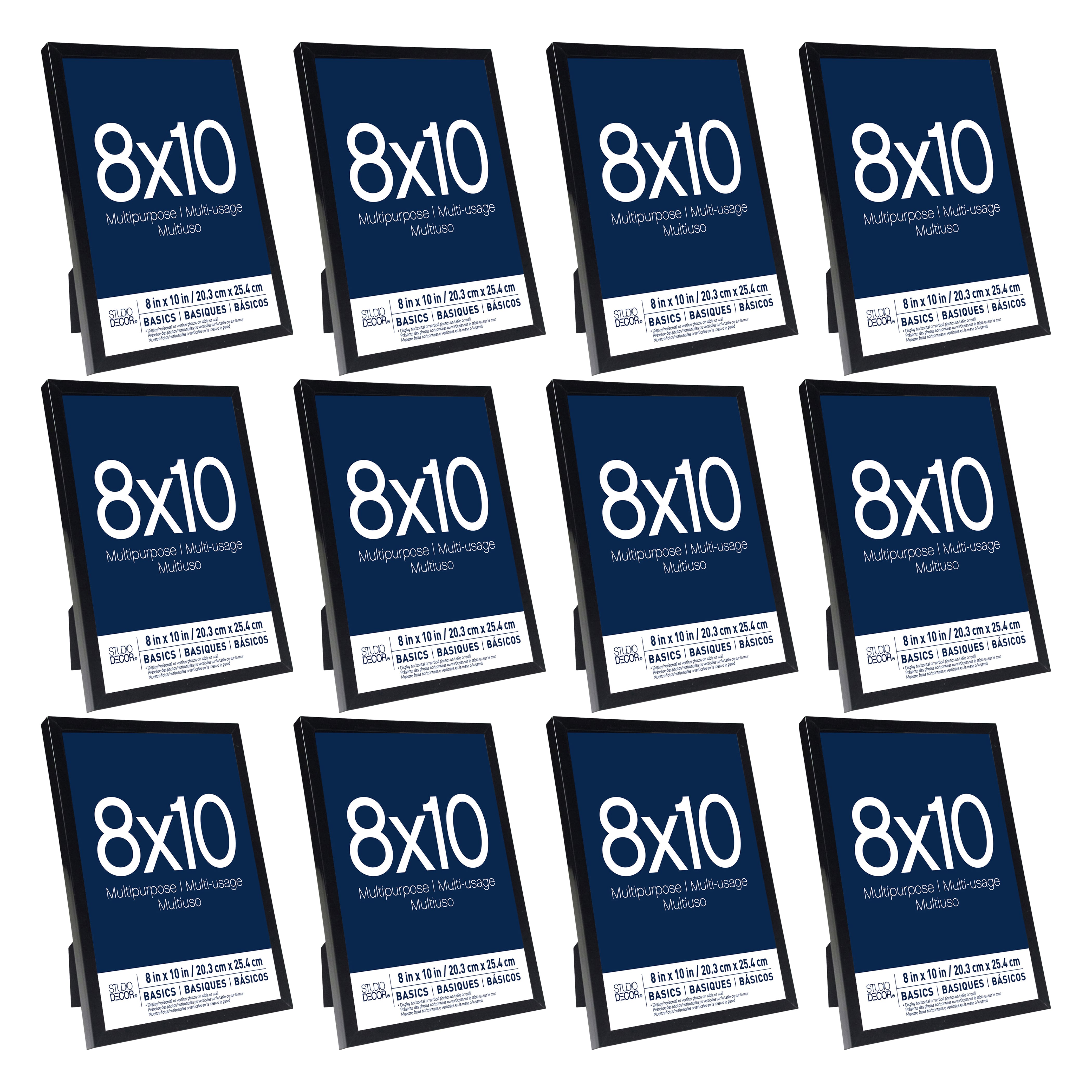 12 Pack: Black Multipurpose Frame, Basics by Studio Décor®
