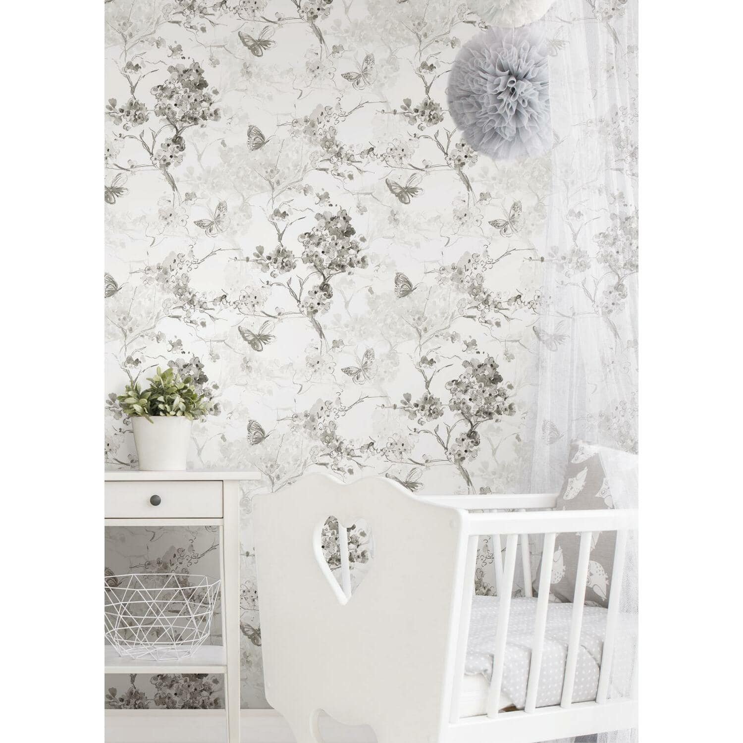 RoomMates Cherry Blossoms Peel & Stick Wallpaper