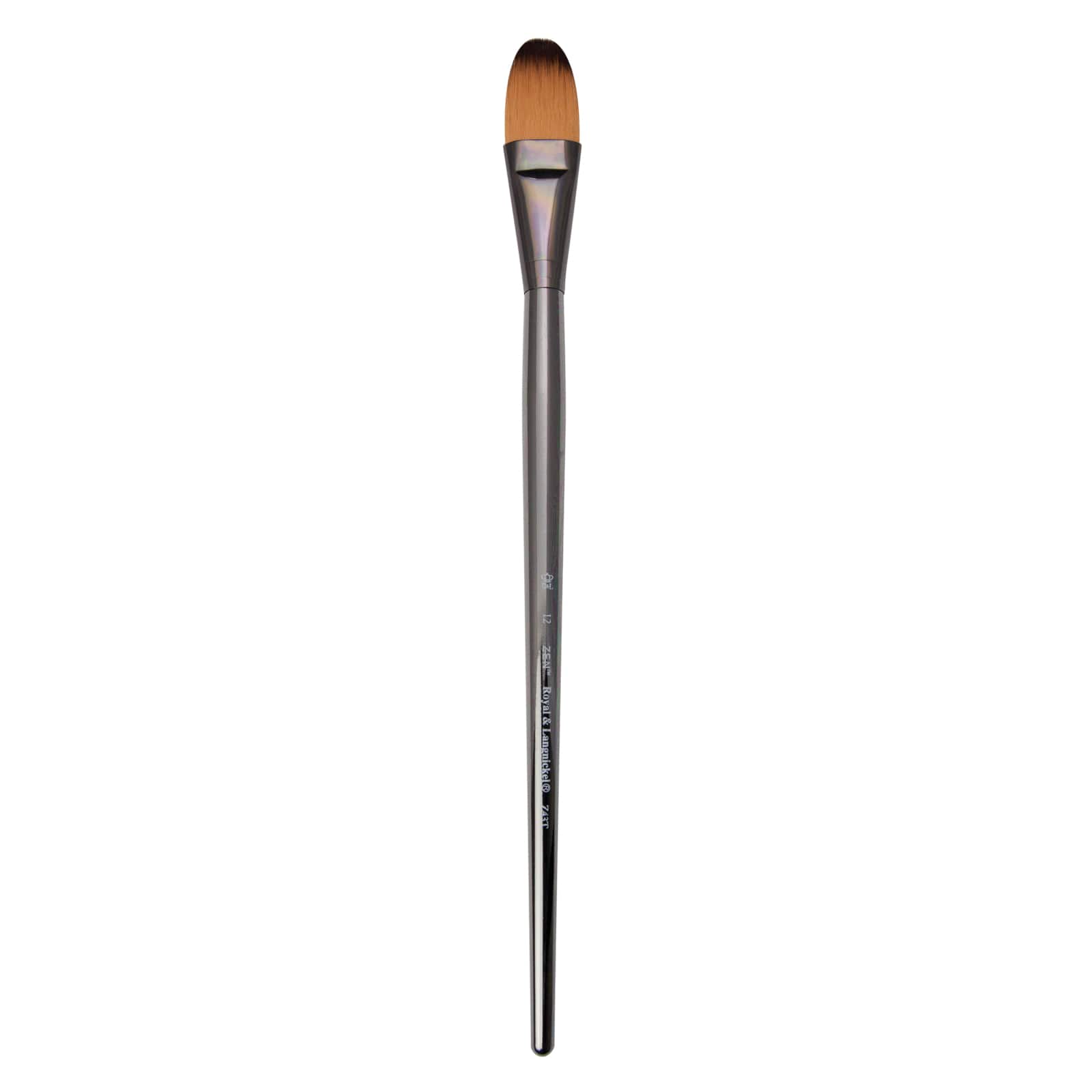 12 Pack: Zen™ Series 43 Long Handle Filbert Brush