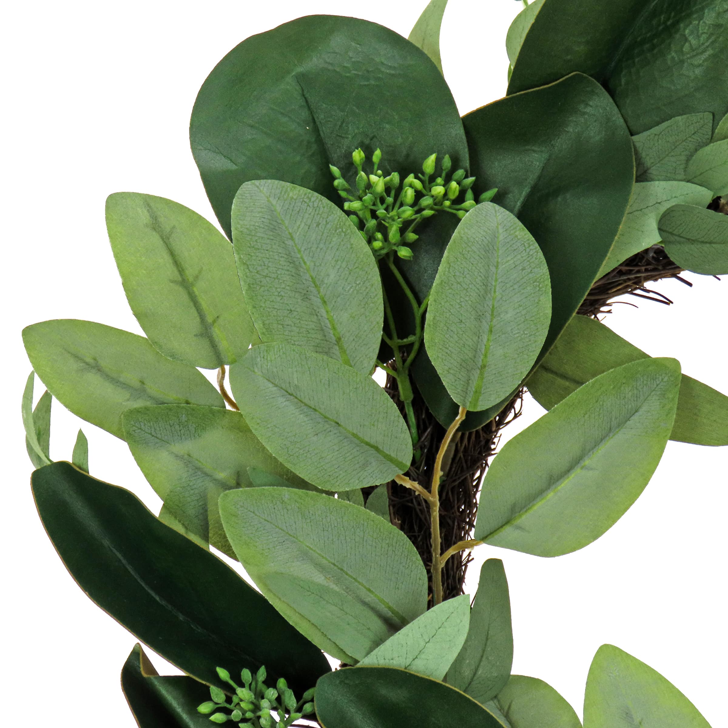 22" Eucalyptus & Magnolia Leaf Wreath
