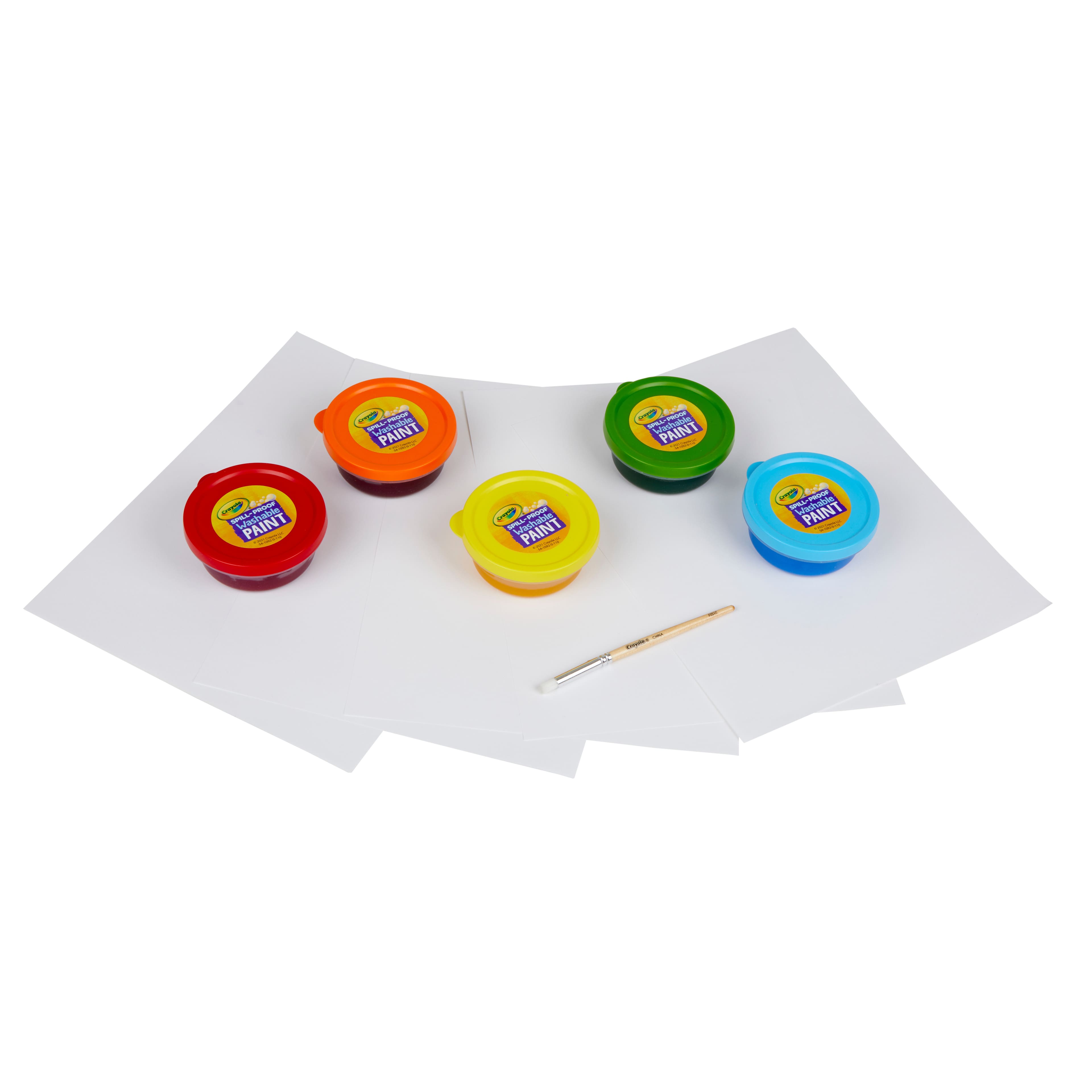 Crayola® Spill-Proof Washable Paint Set
