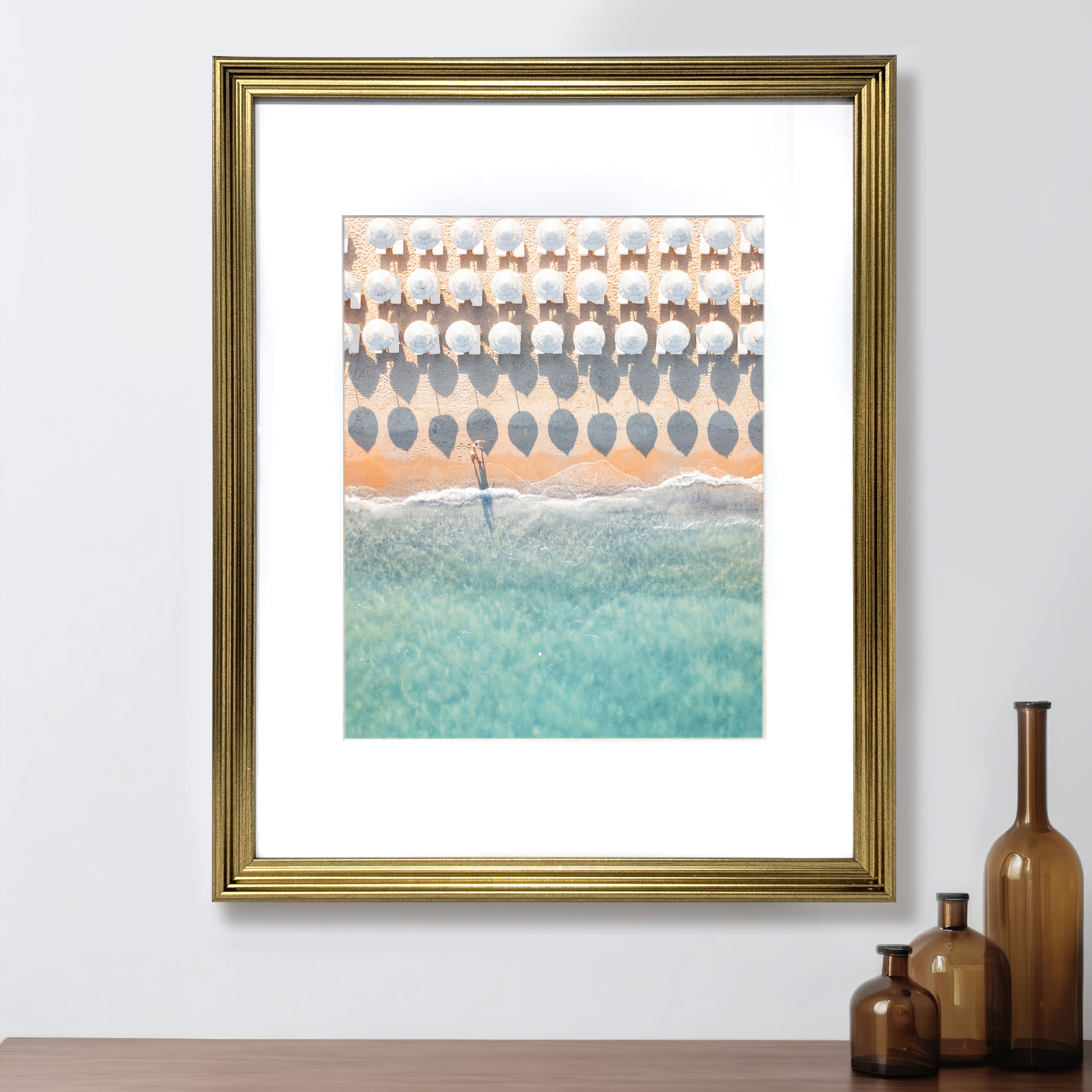 6 Pack: Home 8" x 10" Gold Beatrice Frame with Mat by Studio Décor®