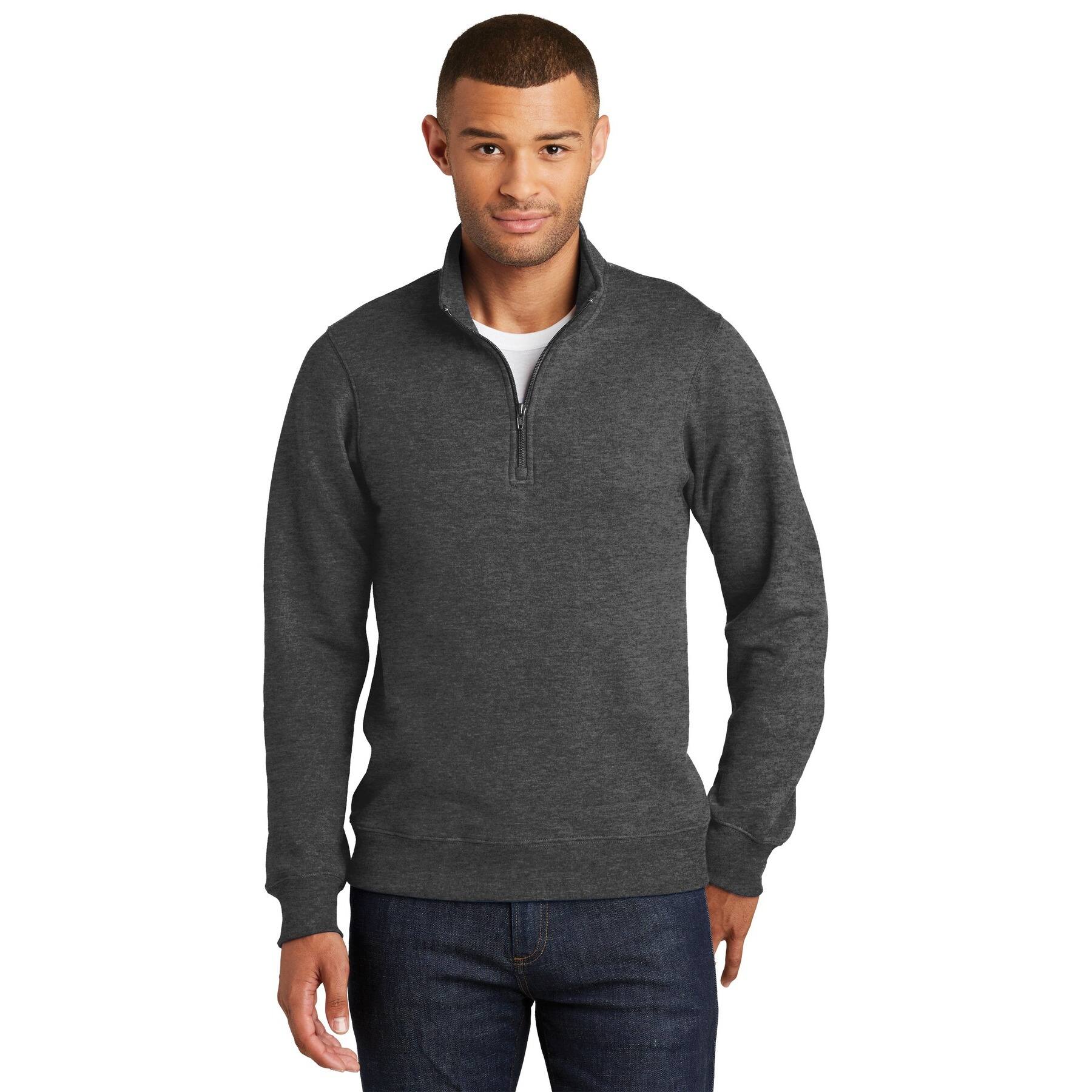 Port & Company® Fan Favorite™ Fleece 1/4 Zip Pullover Adult Sweatshirt