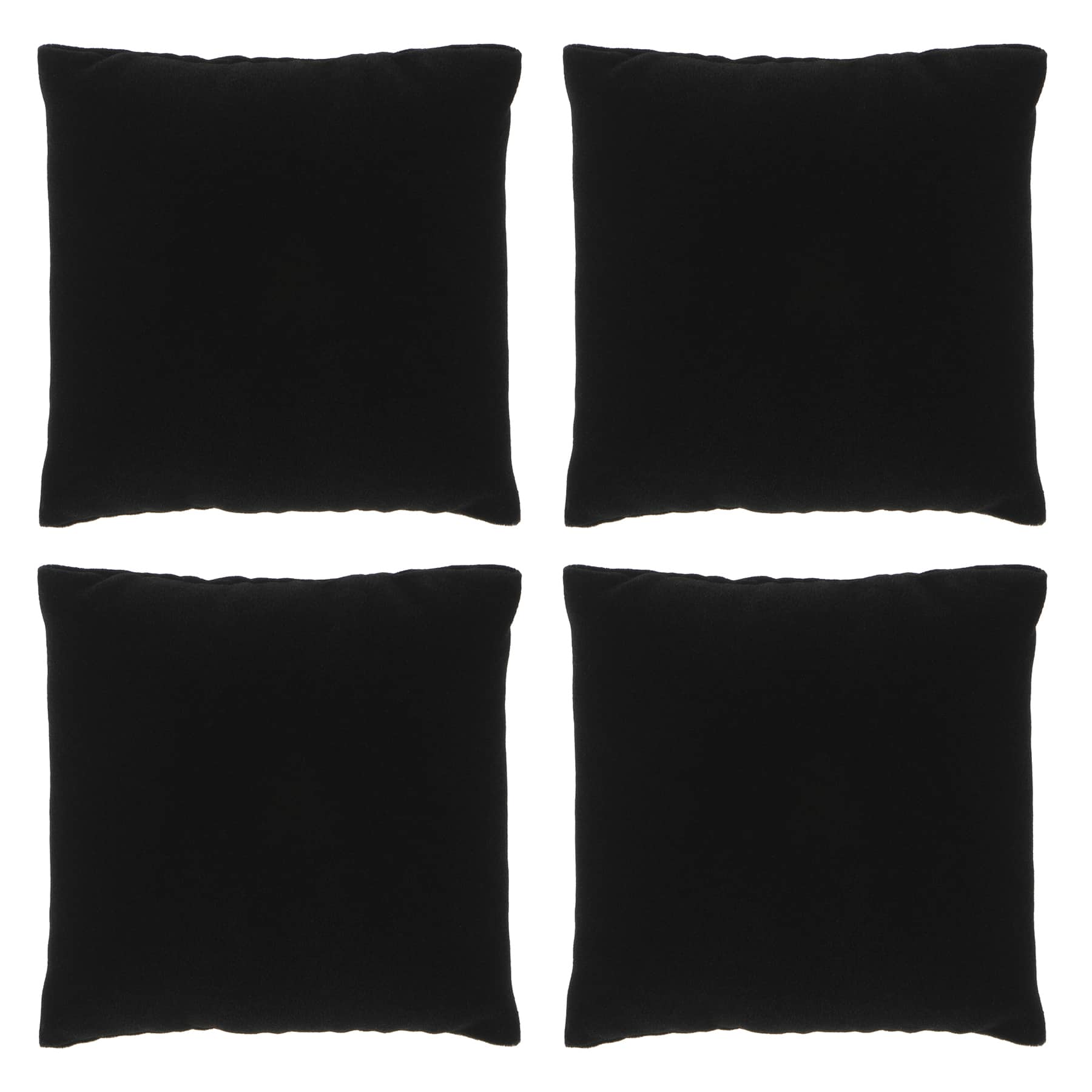 3" x 3.5" Black Velvet Bracelet Pillows, 4ct. by Bead Landing™
