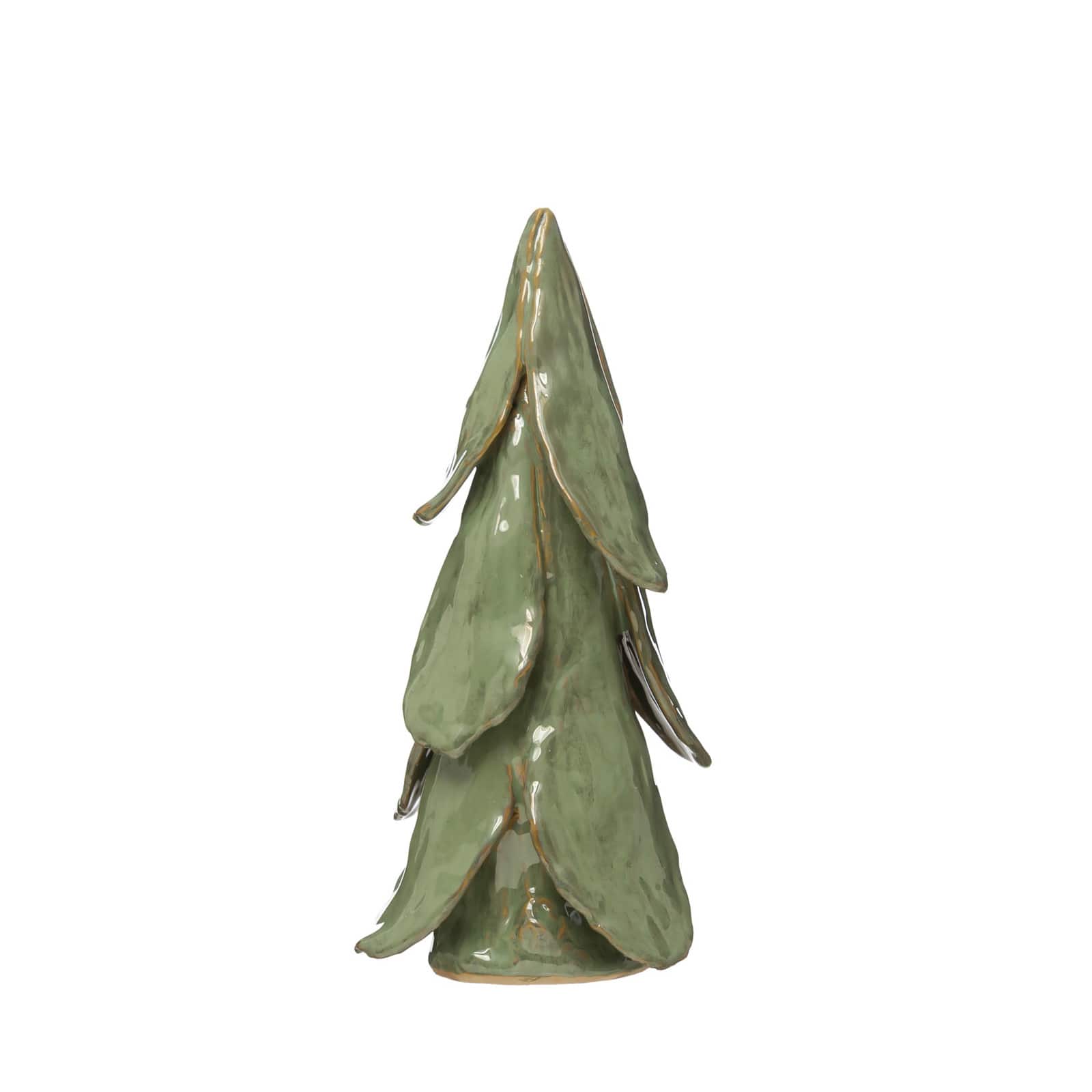 Hello Honey® 11" Mint Reactive Glaze Finish Handmade Stoneware Tree