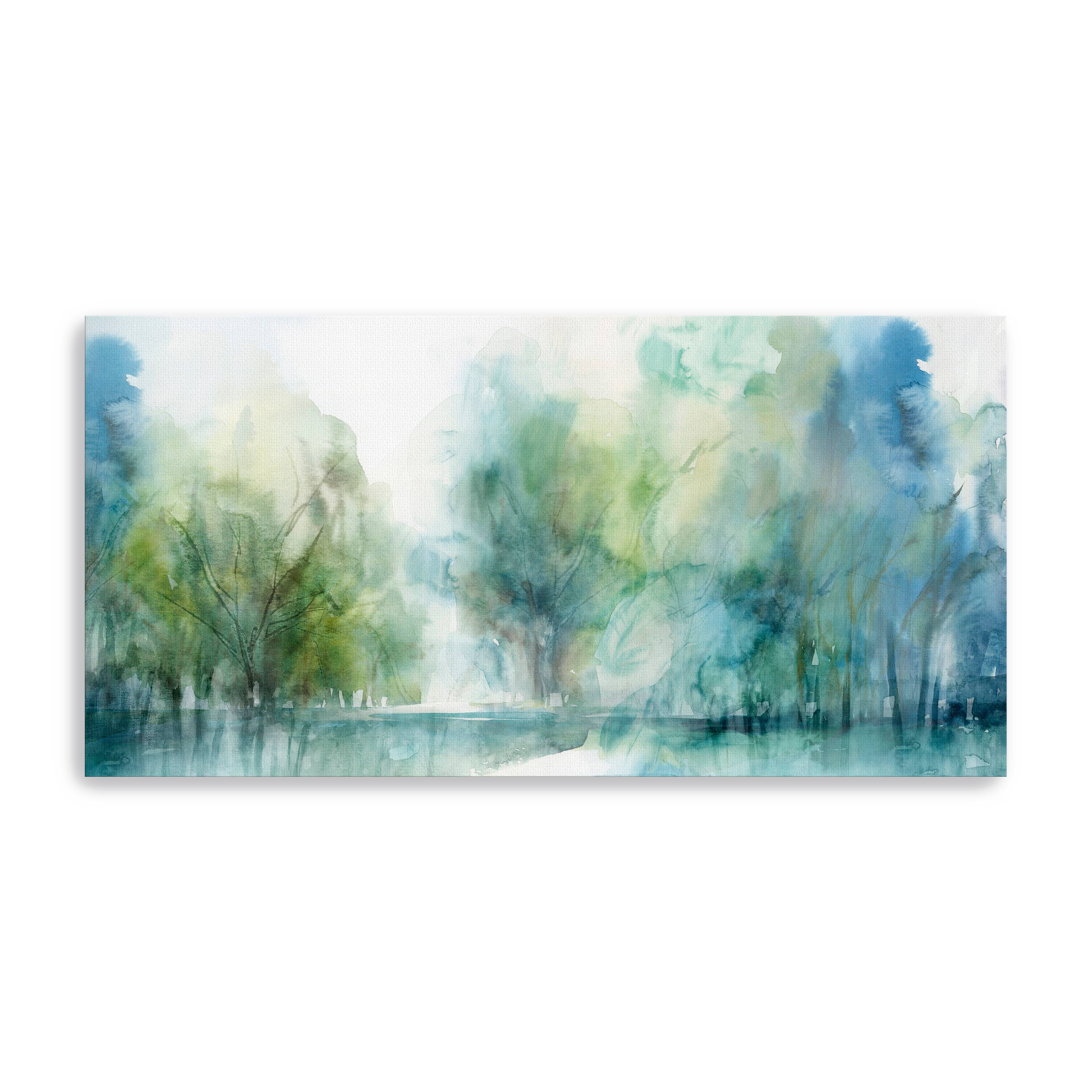Lumaprints Blue Silence Canvas Giclée Art