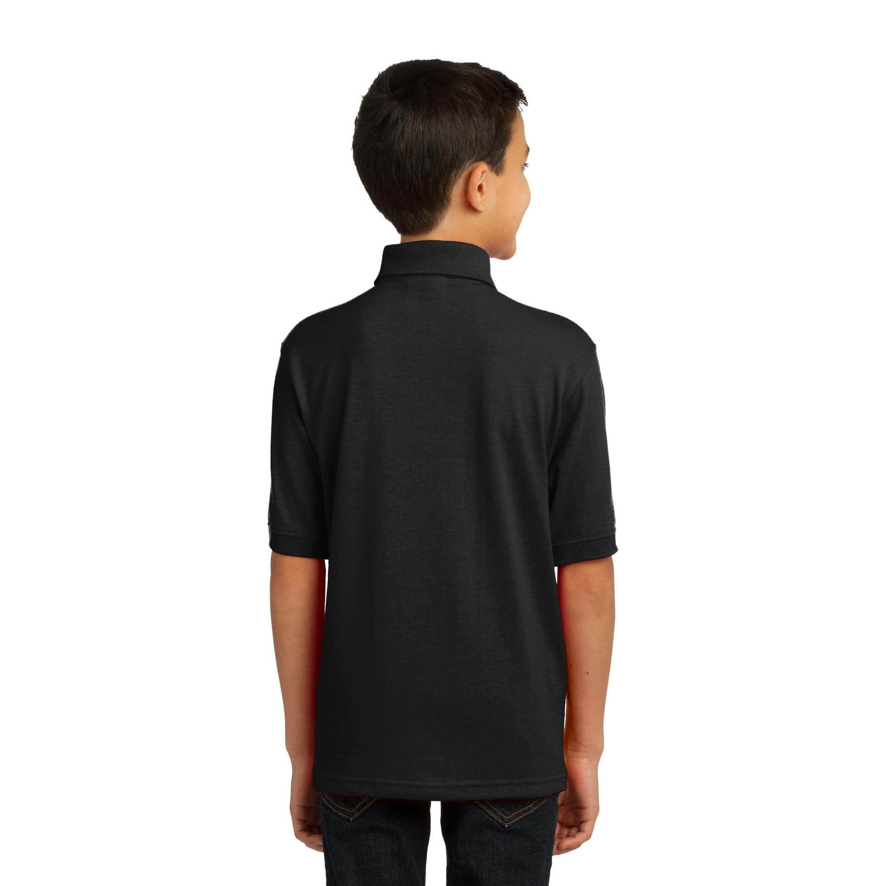 Port & Company® Youth Core Blend Jersey Knit Polo
