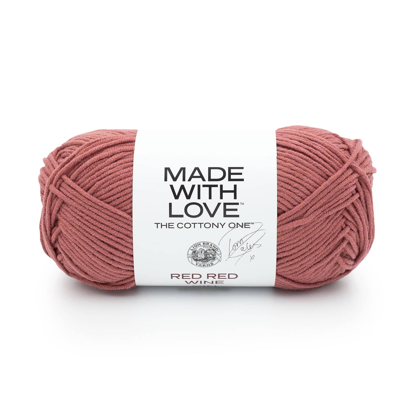 12 Pack: Lion Brand® Tom Daley Made with Love™ The Cottony One™ Yarn