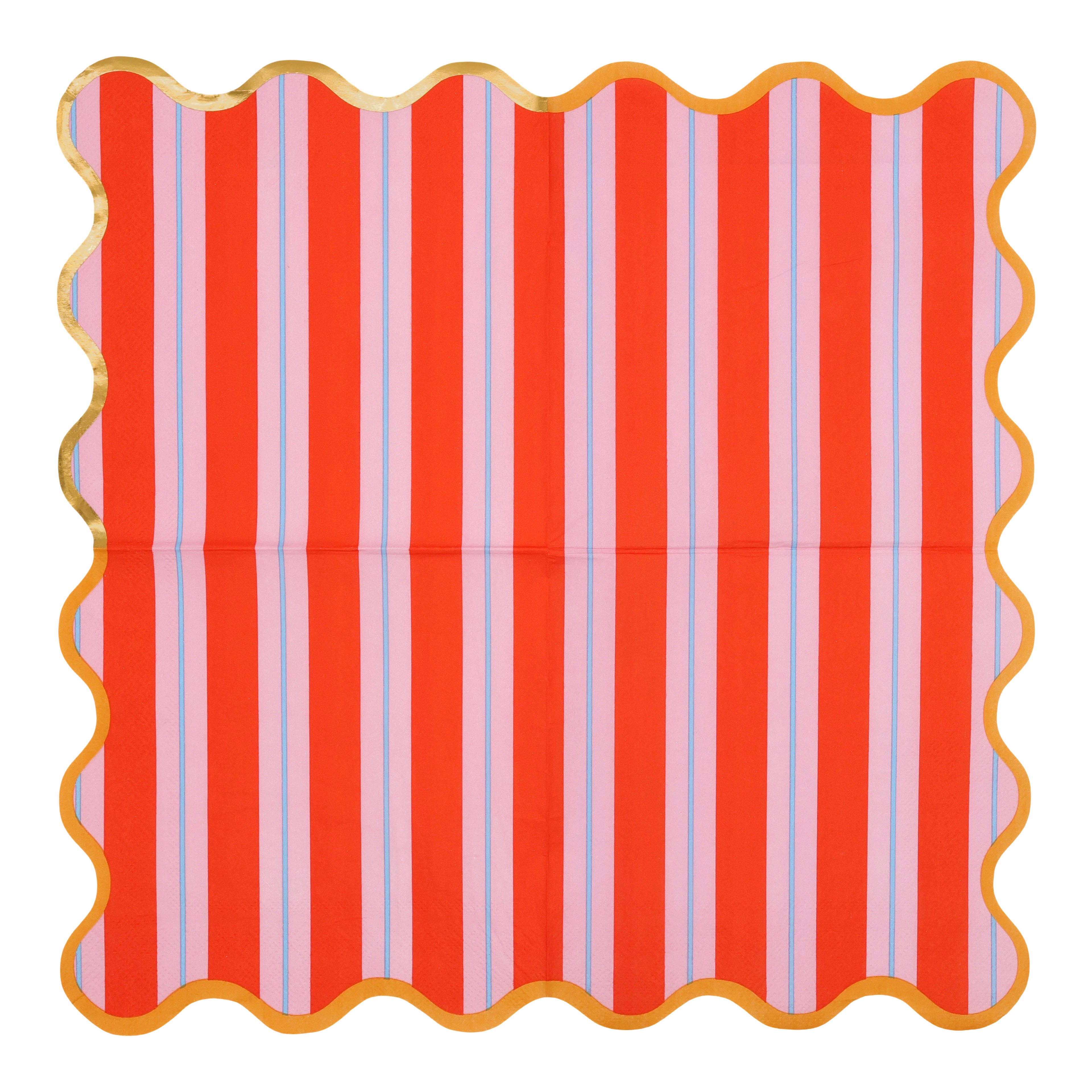 Jonathan Adler x Michaels Red Stripe Lunch Napkins, 20ct.